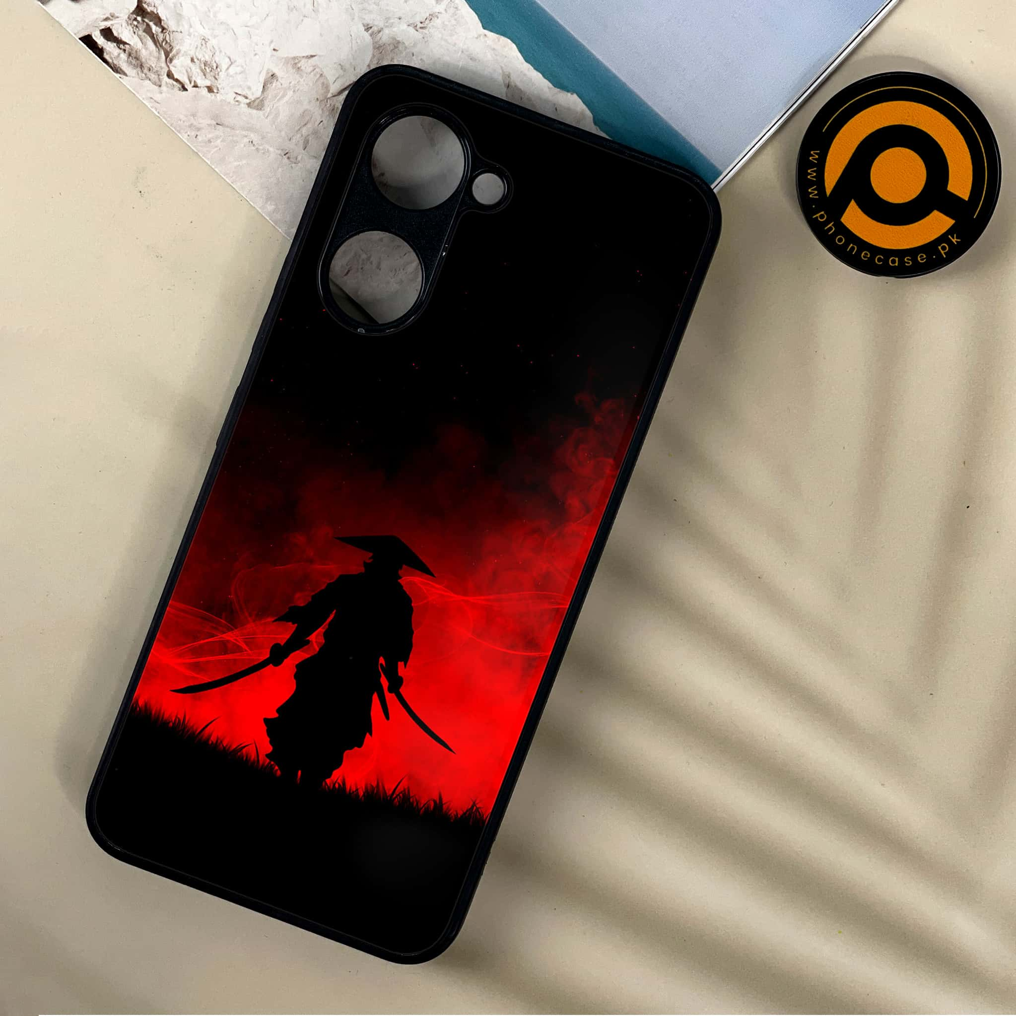 Vivo Y03 - Ninja Series - Premium Printed Metal soft Bumper shock Proof Case