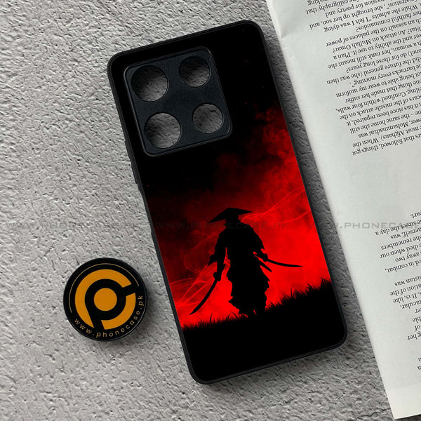 Infinix Note 30 Pro - Ninja Series - Premium Metal Printed soft Bumper shock Proof Case
