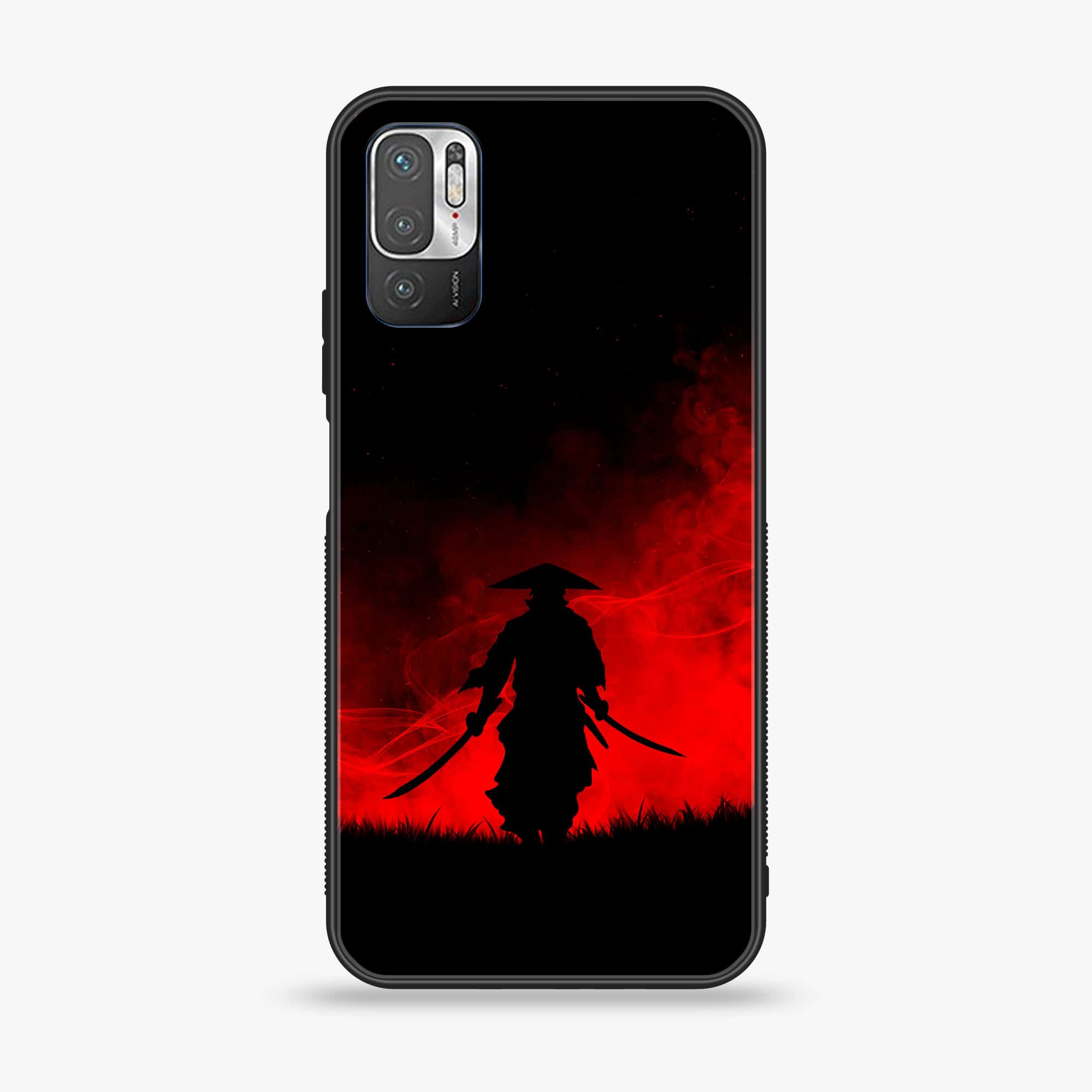 Xiaomi Redmi Note 10 5G - Ninja Series - Premium Printed Glass soft Bumper shock Proof Case