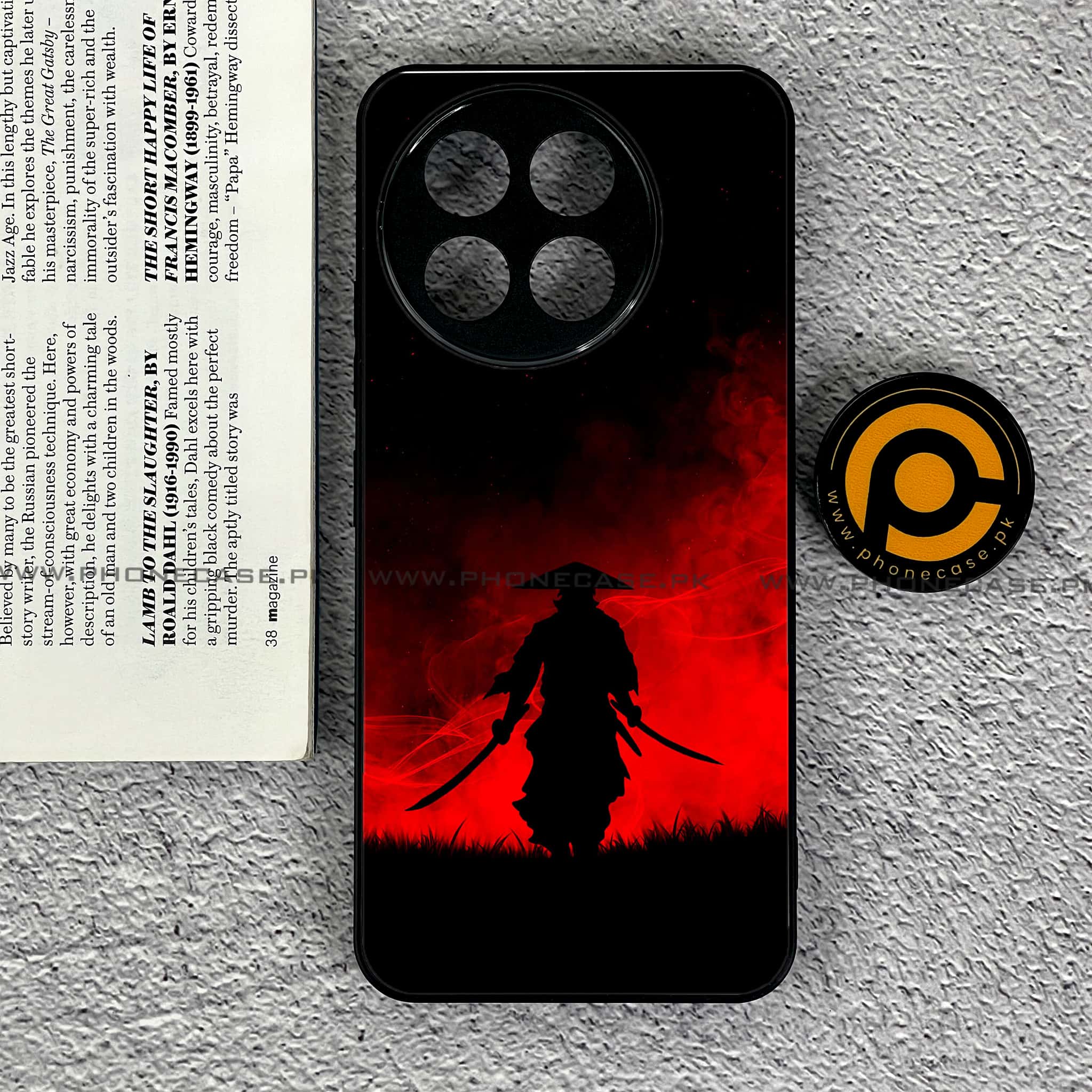 OnePlus 13R - Ninja Series - Premium Printed Glass soft Bumper shock Proof Case