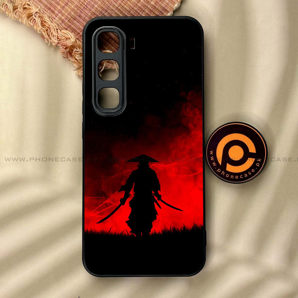 Infinix Hot 60 Pro - Ninja Series - Premium Metal Printed soft Bumper shock Proof Case