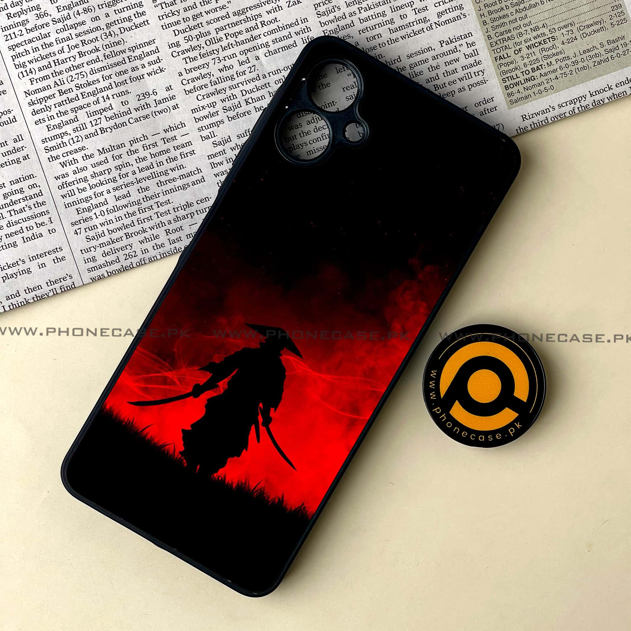 Samsung Galaxy A06  - Ninja Series - Premium Metal Printed soft Bumper shock Proof Case