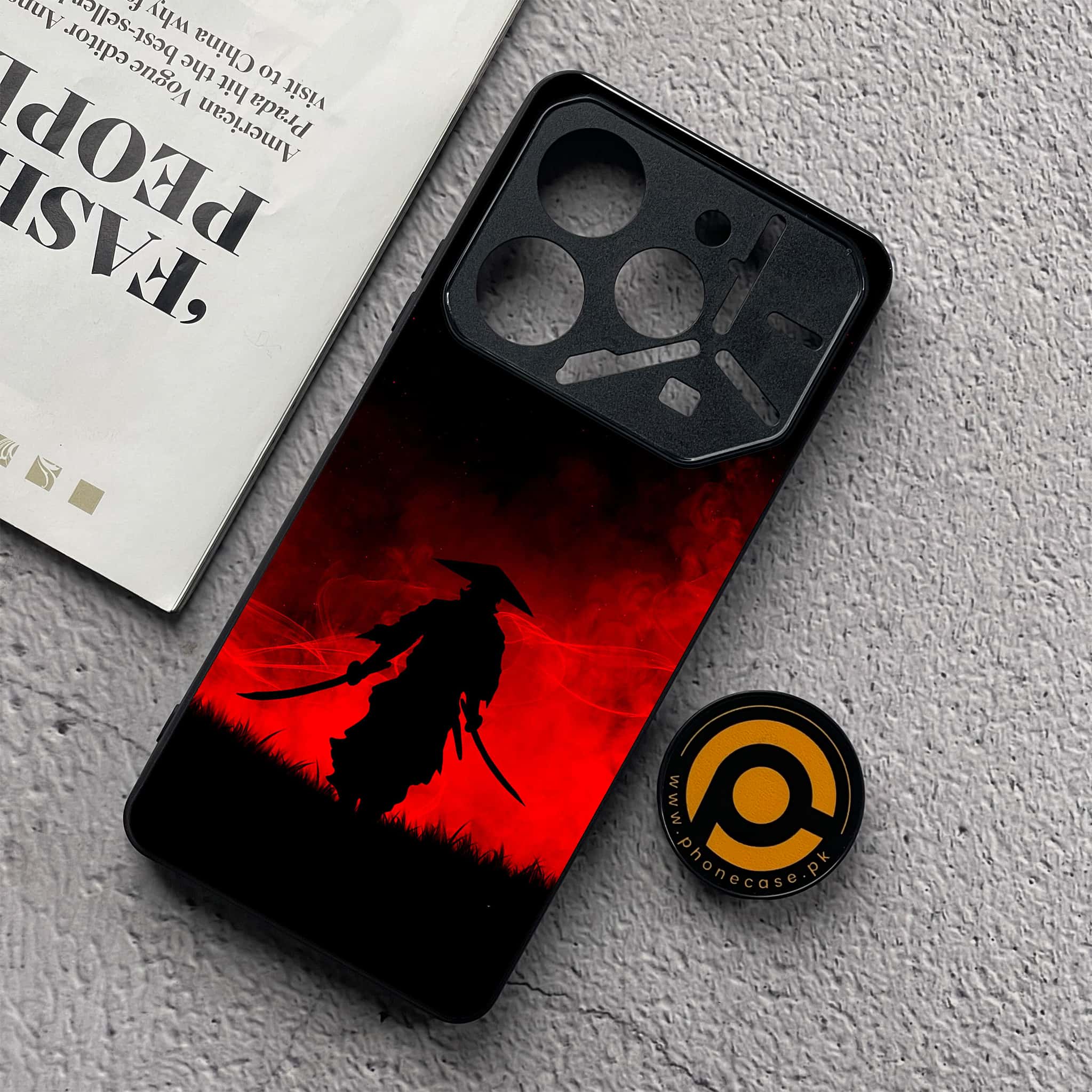 Tecno Pova 6 Neo - Ninja Series - Premium Metal  Printed soft Bumper shock Proof Case