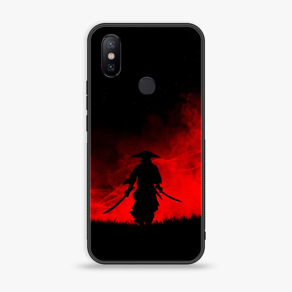 Xiaomi Mi A2 / Mi 6X - Ninja Series - Premium Printed Glass soft Bumper shock Proof Case