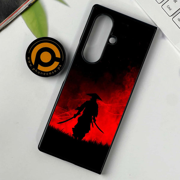 Samsung Galaxy Z Fold 7 - Ninja Series - Premium Metal Printed soft Bumper shock Proof Case
