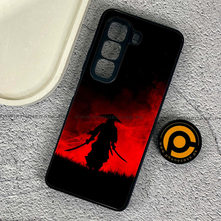 Infinix Hot 50 Pro - Ninja Design 1 - Premium Metal Printed soft Bumper shock Proof Case CS-44209