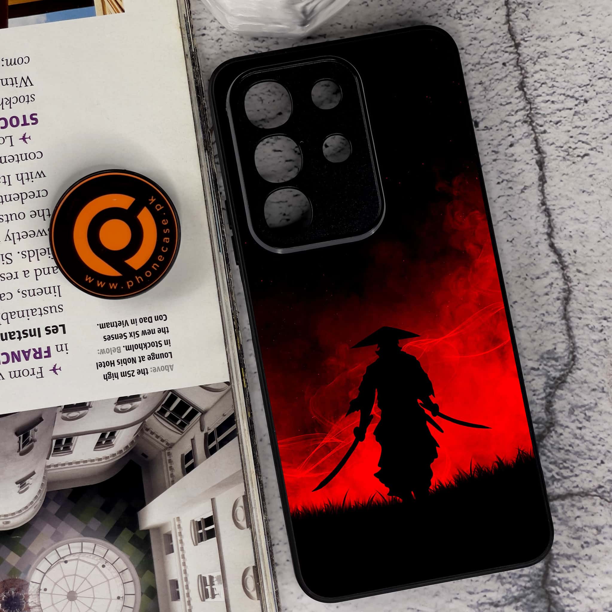 Vivo Y29 4G - Ninja Series - Premium Metal Printed soft Bumper Shock Proof Case