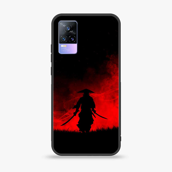 Vivo V21e  - Ninja Series  Design 1 - Premium Printed Glass soft Bumper shock Proof Case  CS-20259