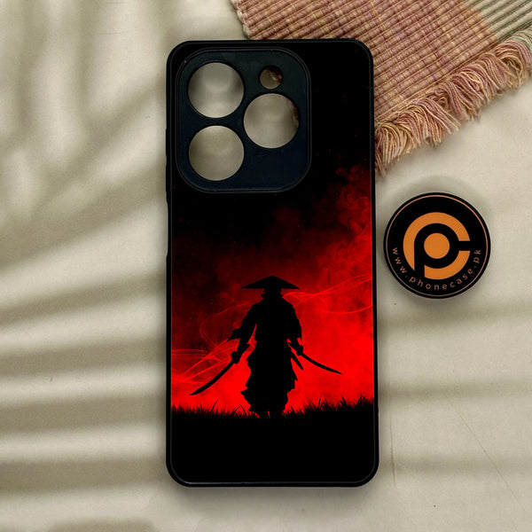 Tecno Spark GO 2024/ Smart 8/ Spark 20/ 20c/ Pop 8/ Hot 40i - Ninja Design 1- Premium Metal Printed soft Bumper Shock Proof Case CS-11704 CS-23058 CS-34250