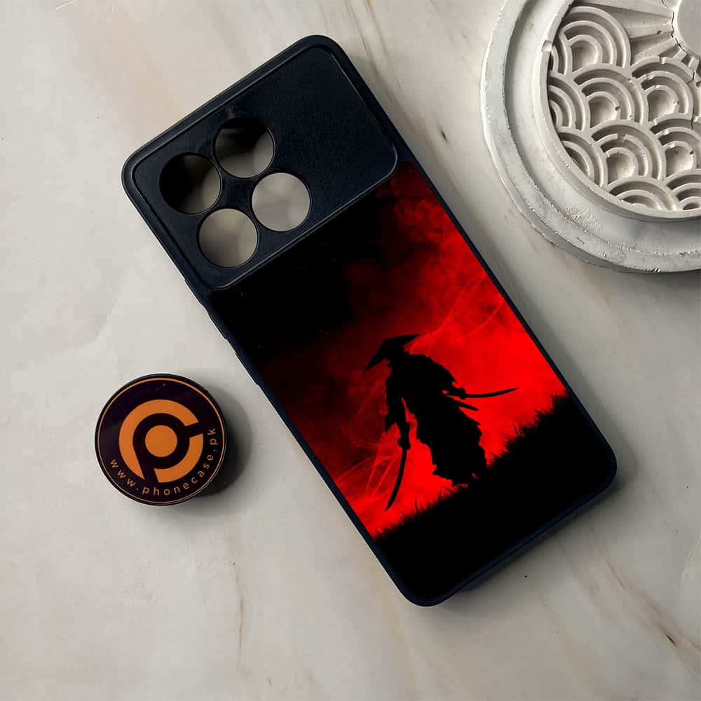 Xiaomi Poco F6 Pro - Ninja Series - Premium Metal Printed soft Bumper shock Proof Case