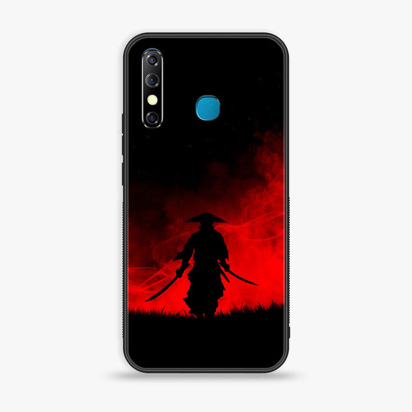 Infinix Hot 8 - Ninja Series - Premium Metal Printed soft Bumper Shock Proof Case