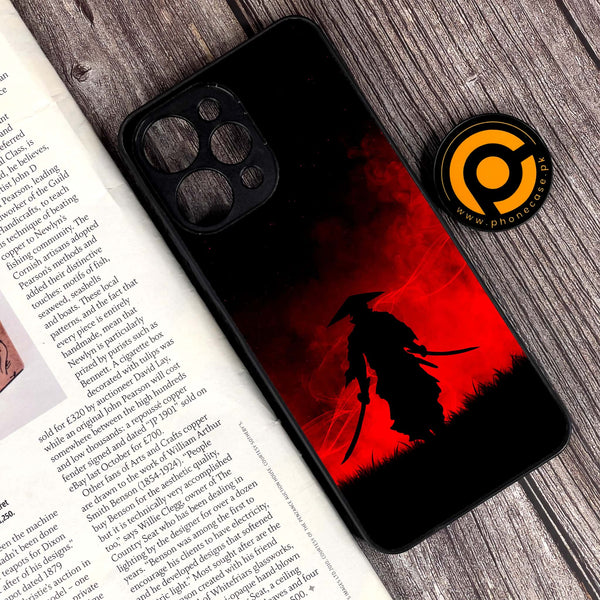 Xiaomi Redmi 12 - Ninja Series - Premium Printed Glass soft Bumper shock Proof Case