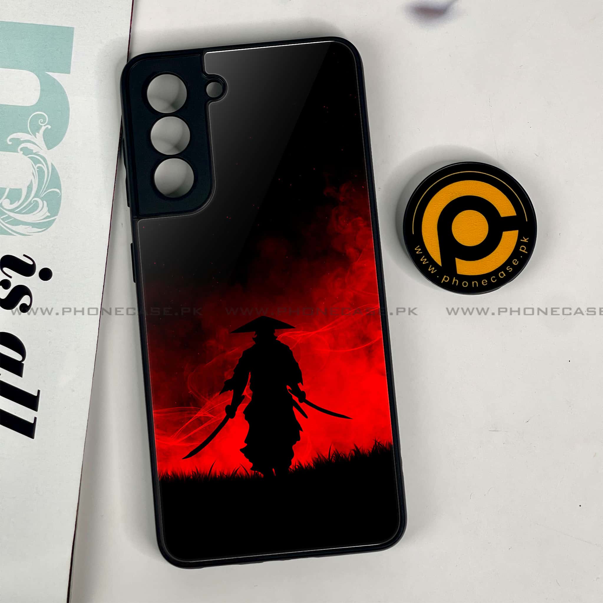 Samsung Galaxy S21 - Ninja Series - Premium Metal Printed soft Bumper shock Proof Case