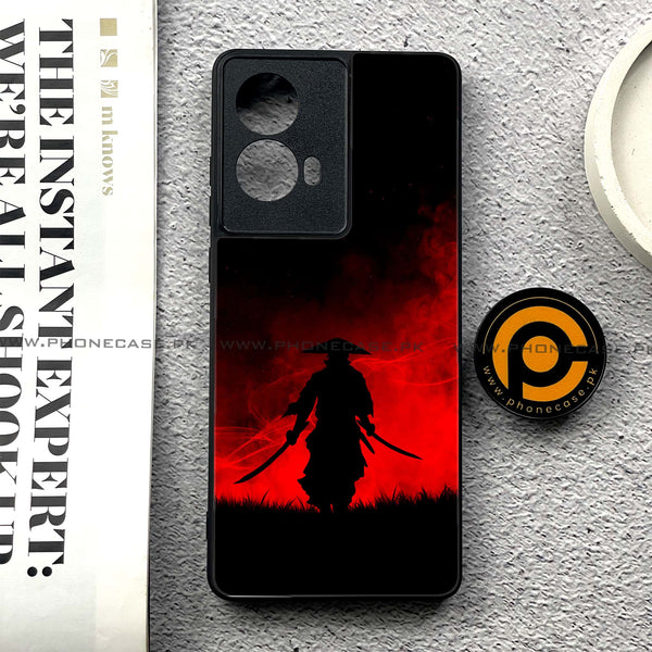 Moto G85 - Ninja Series - Premium Printed Glass soft Bumper shock Proof Case