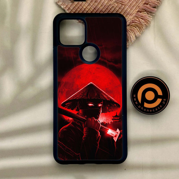 Google Pixel 4a 5G - Ninja Design 2 - Premium Metal Printed Soft Bumper Shock Proof Case