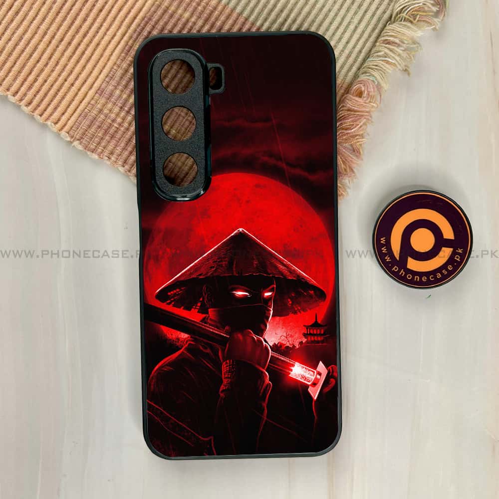 Infinix Hot 60i - Ninja Series - Premium Metal Printed soft Bumper shock Proof Case