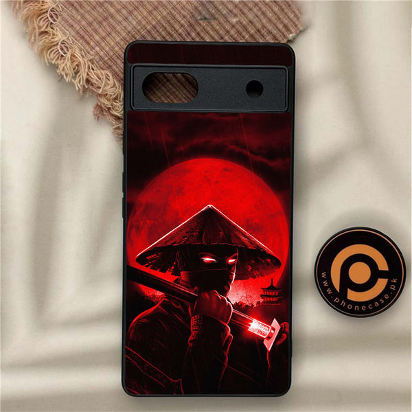 Google Pixel 6A - Ninja Design 2 - Premium Metal Printed soft Bumper Shock Proof Case  CS-36574