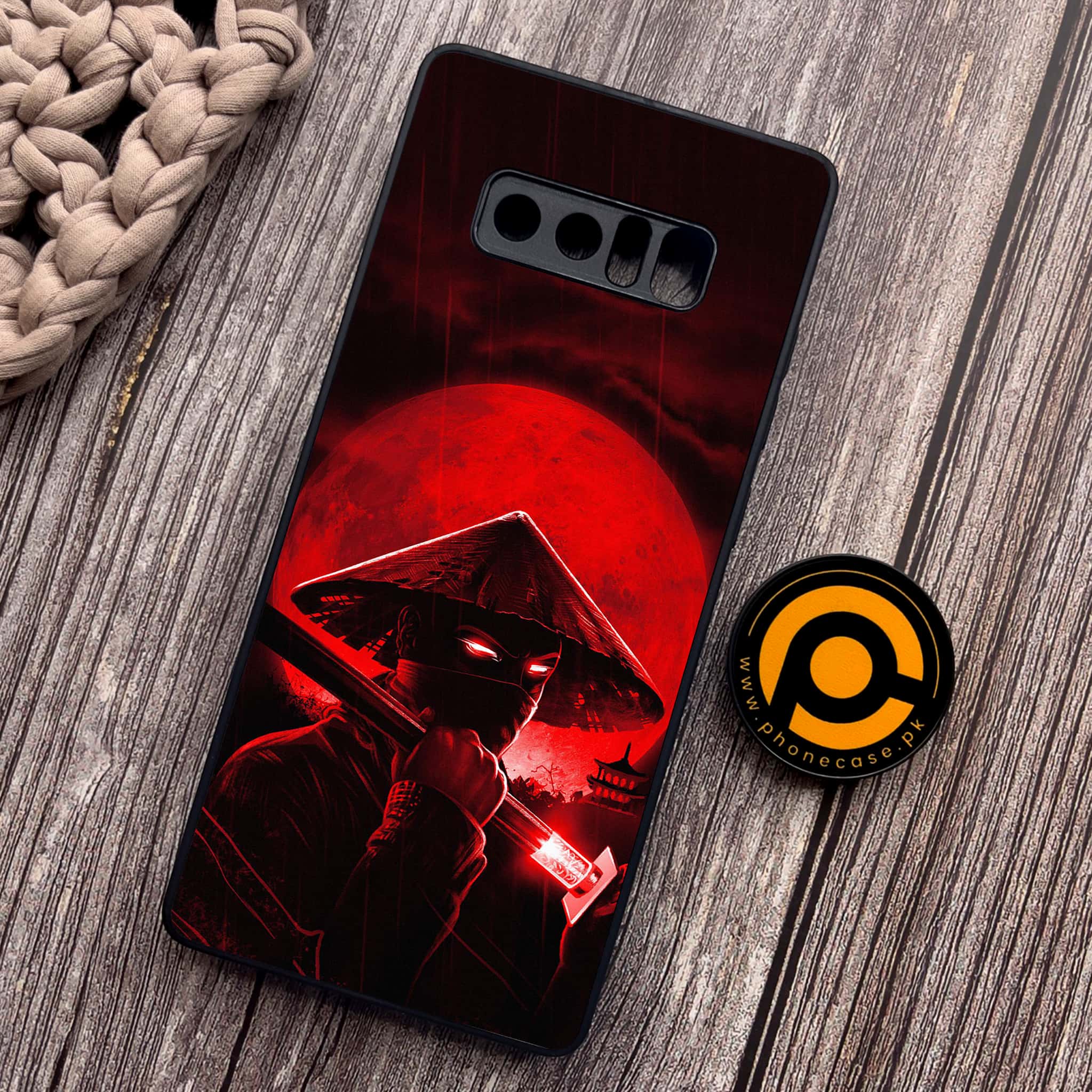 Samsung Galaxy Note 8 Ninja Series Premium Metal Printed soft Bumper shock Proof Case