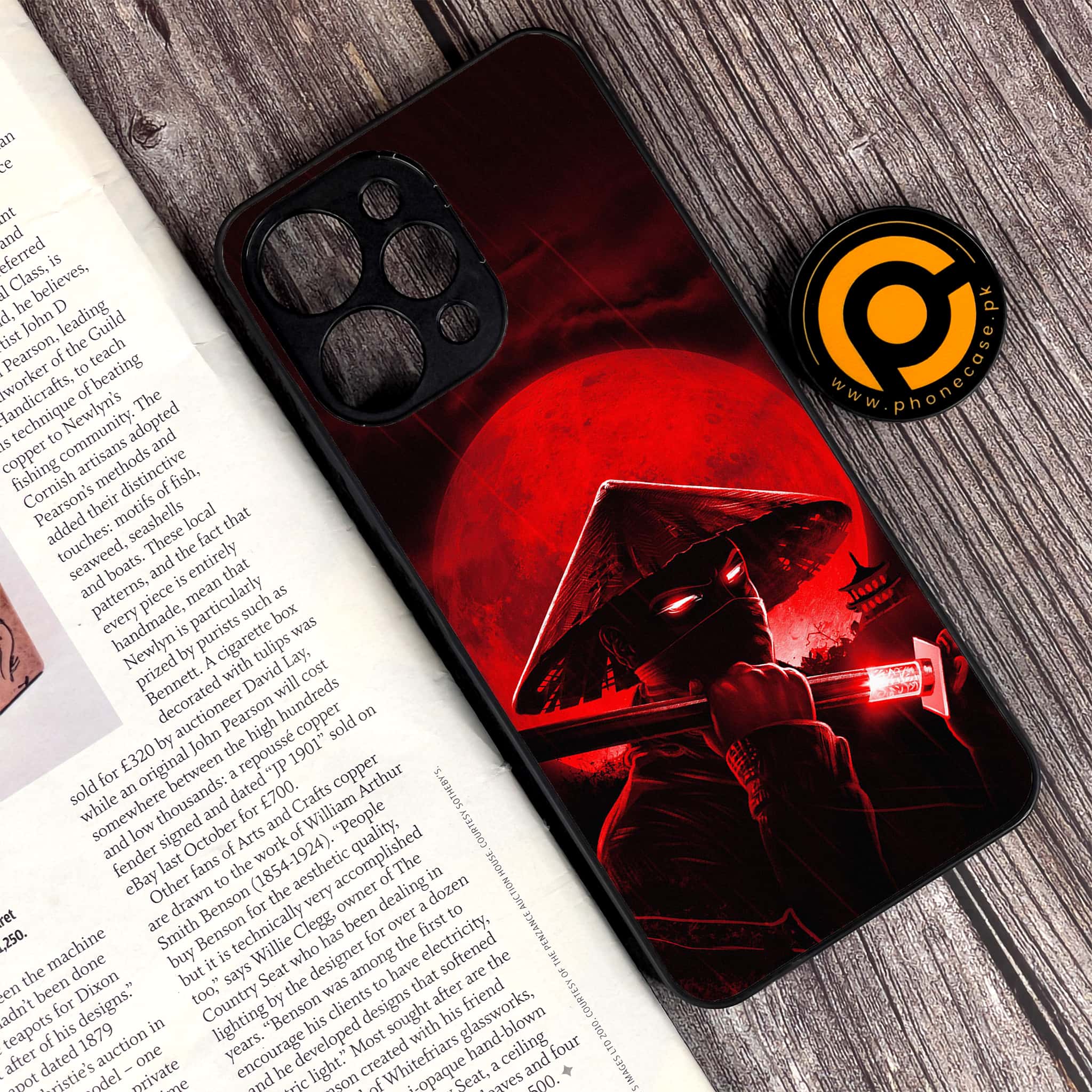 Xiaomi Redmi 12 - Ninja Series - Premium Printed Glass soft Bumper shock Proof Case