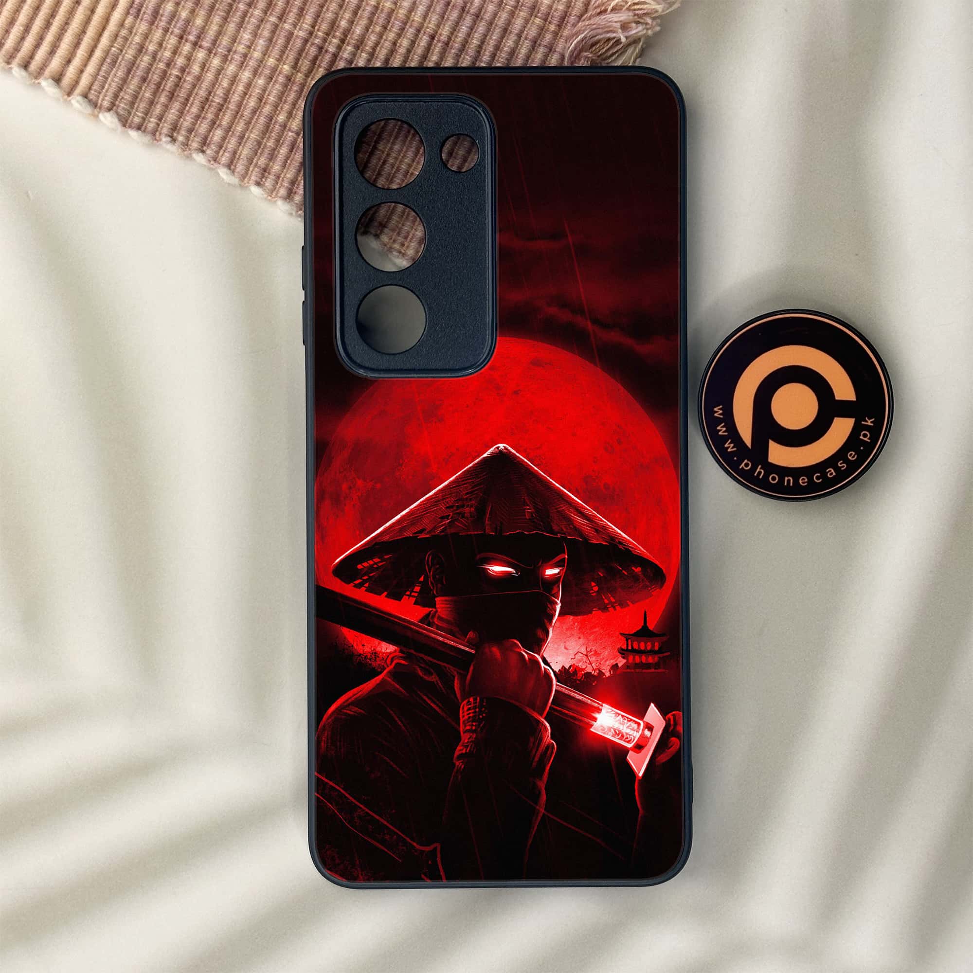 Oppo A5 2025 - Ninja Series - Premium Metal Printed soft Bumper shock Proof Case