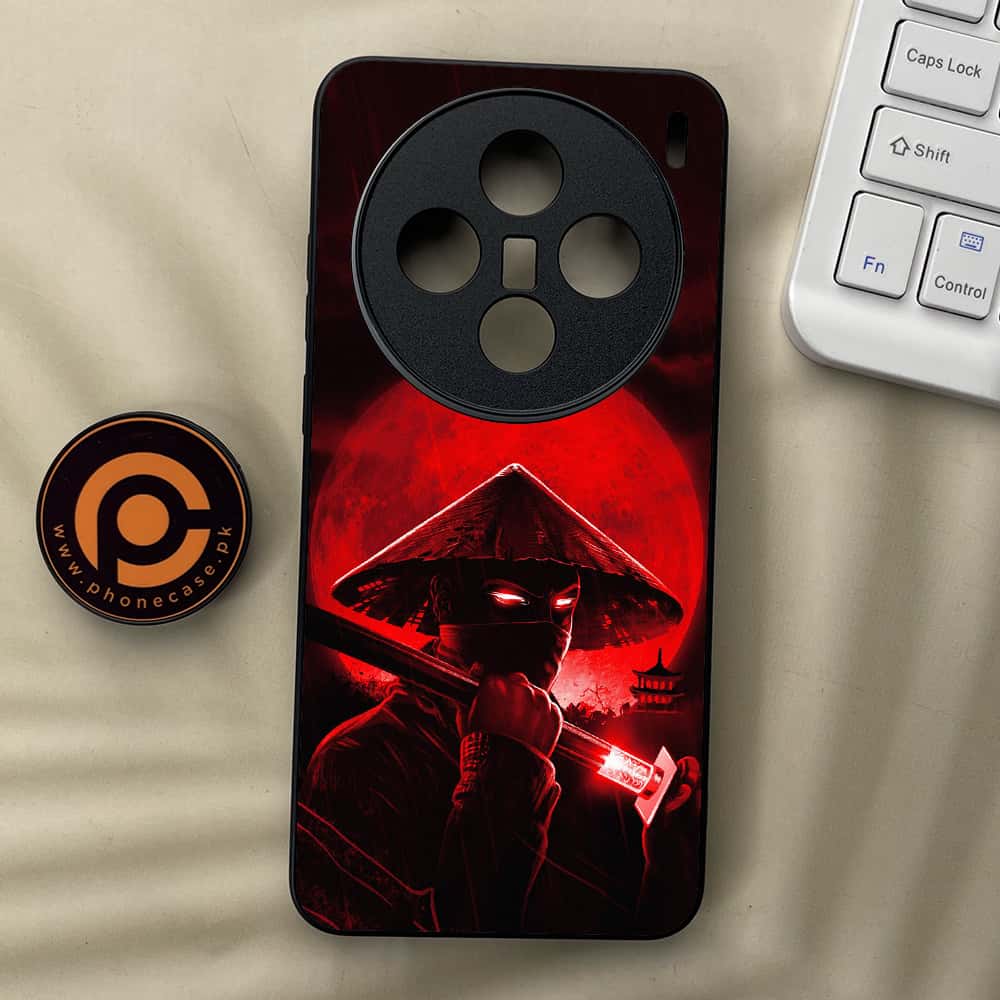 Vivo X200 - Ninja Series - Premium Metal  Printed soft Bumper shock Proof Case