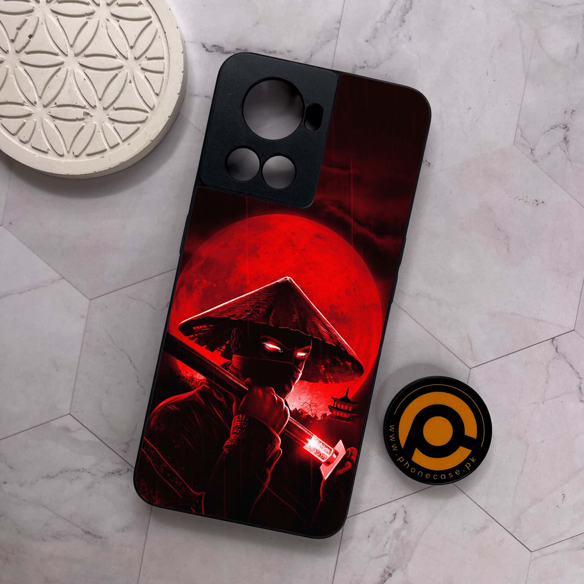 OnePlus 10R - Ninja Series - Premium Metal Printed soft Bumper shock Proof Case