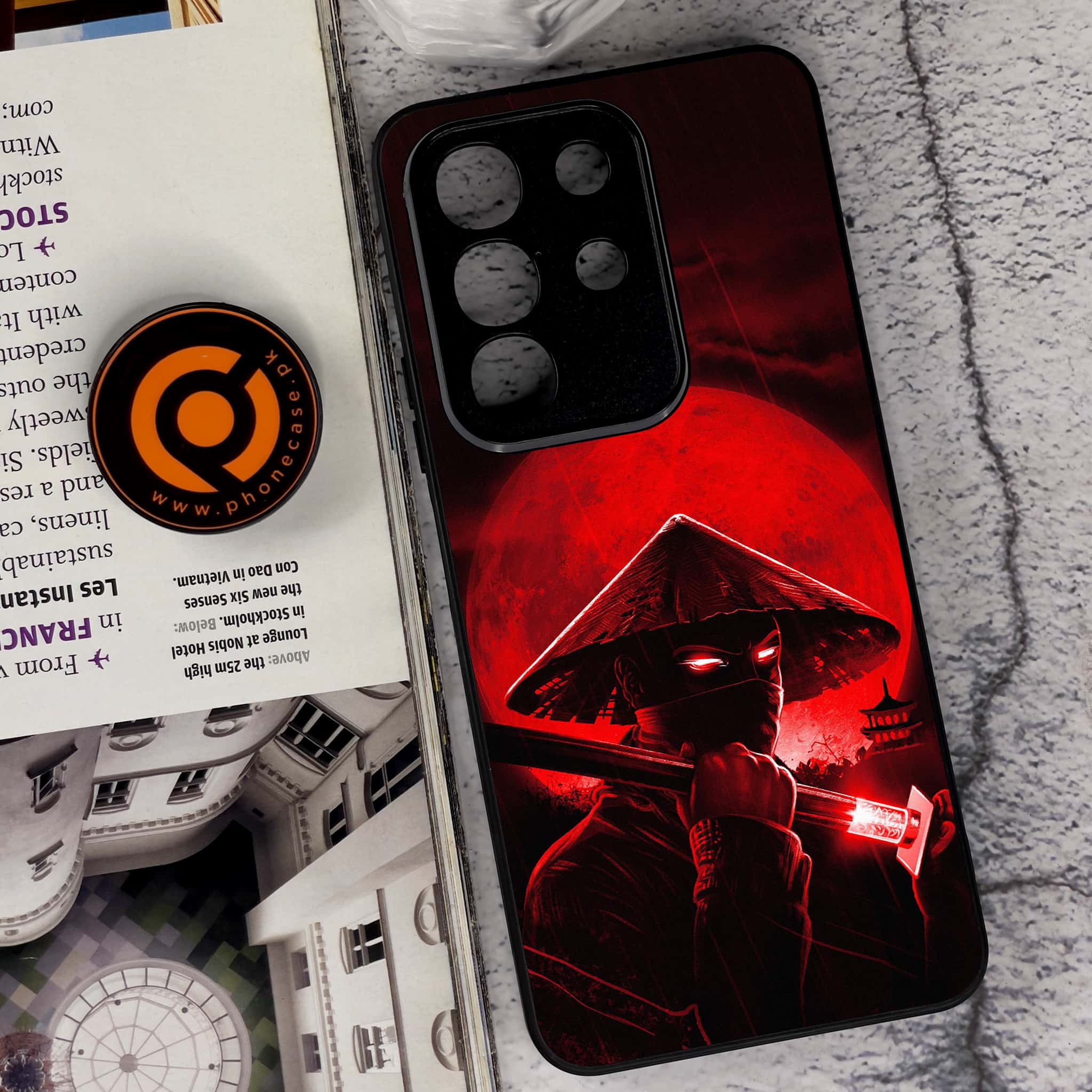 Vivo Y29 4G - Ninja Series - Premium Metal Printed soft Bumper Shock Proof Case