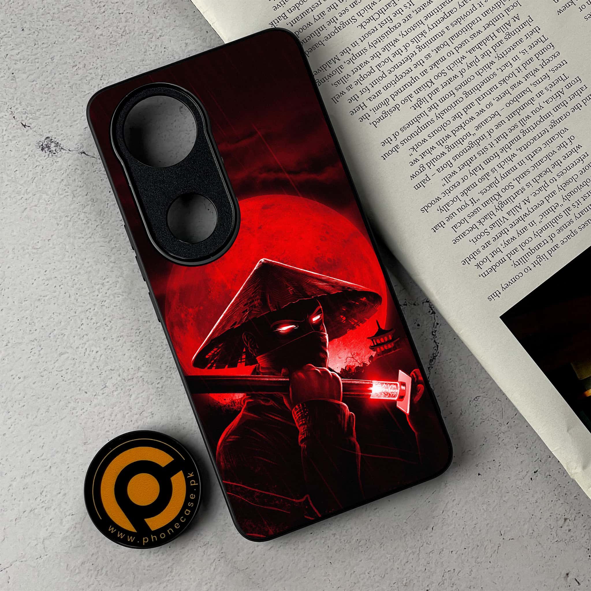 Vivo V50 -  Ninja Series  - Premium Metal Printed Soft Bumper Shockproof Case