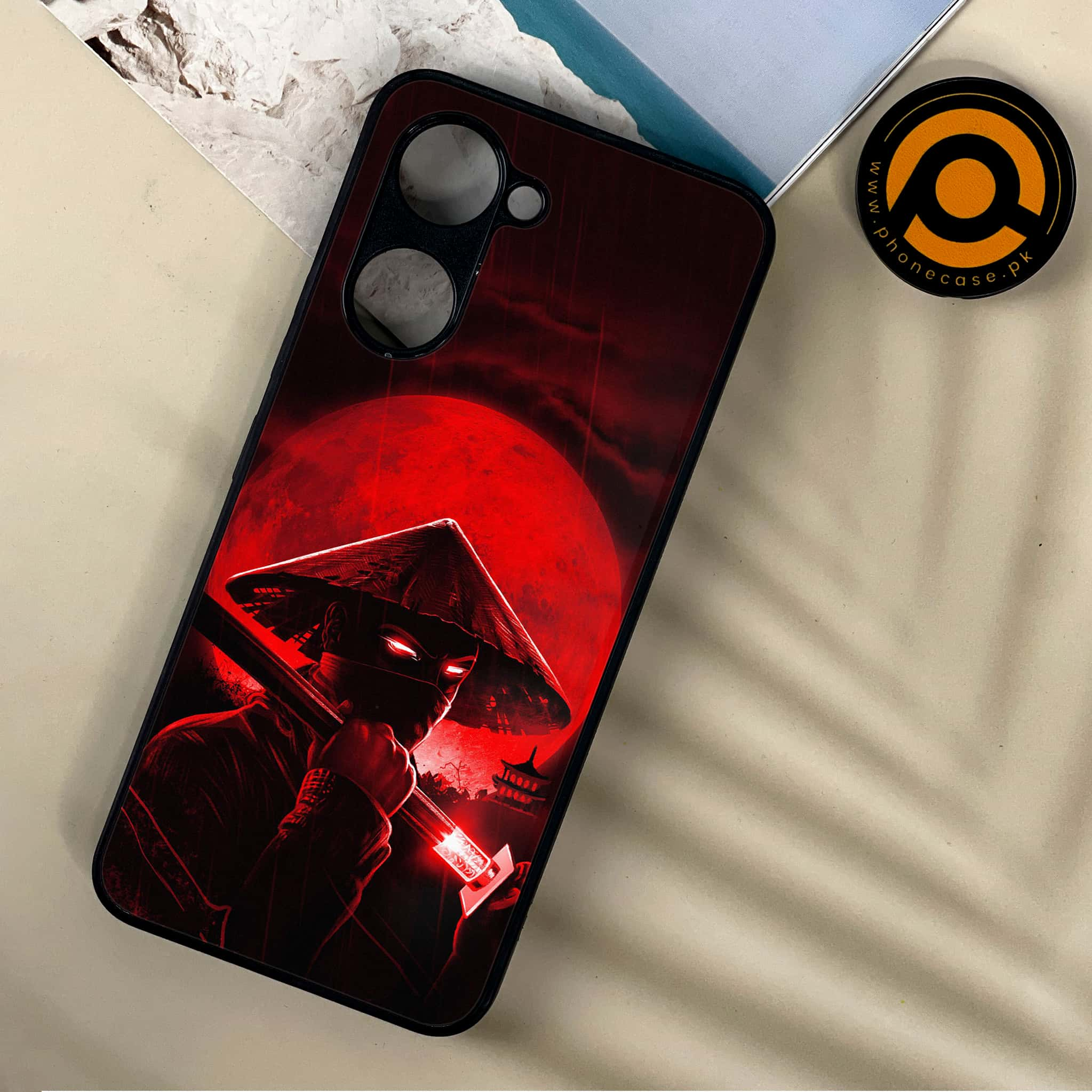 Vivo Y03 - Ninja Series - Premium Printed Metal soft Bumper shock Proof Case