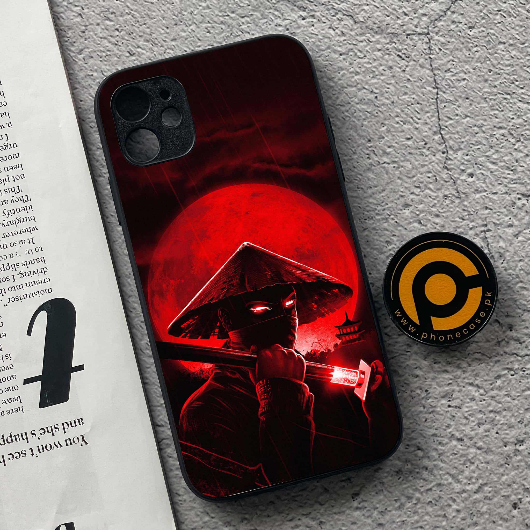 iPhone 11 Ninja Series  Premium Printed Glass soft Bumper shock Proof Case