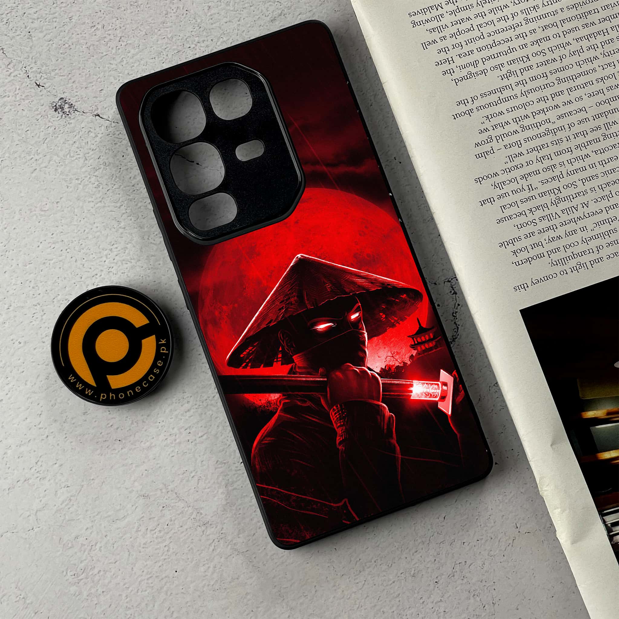 Infinix Note 50 - Ninja Series - Premium Metal Printed Soft Bumper Shockproof Case