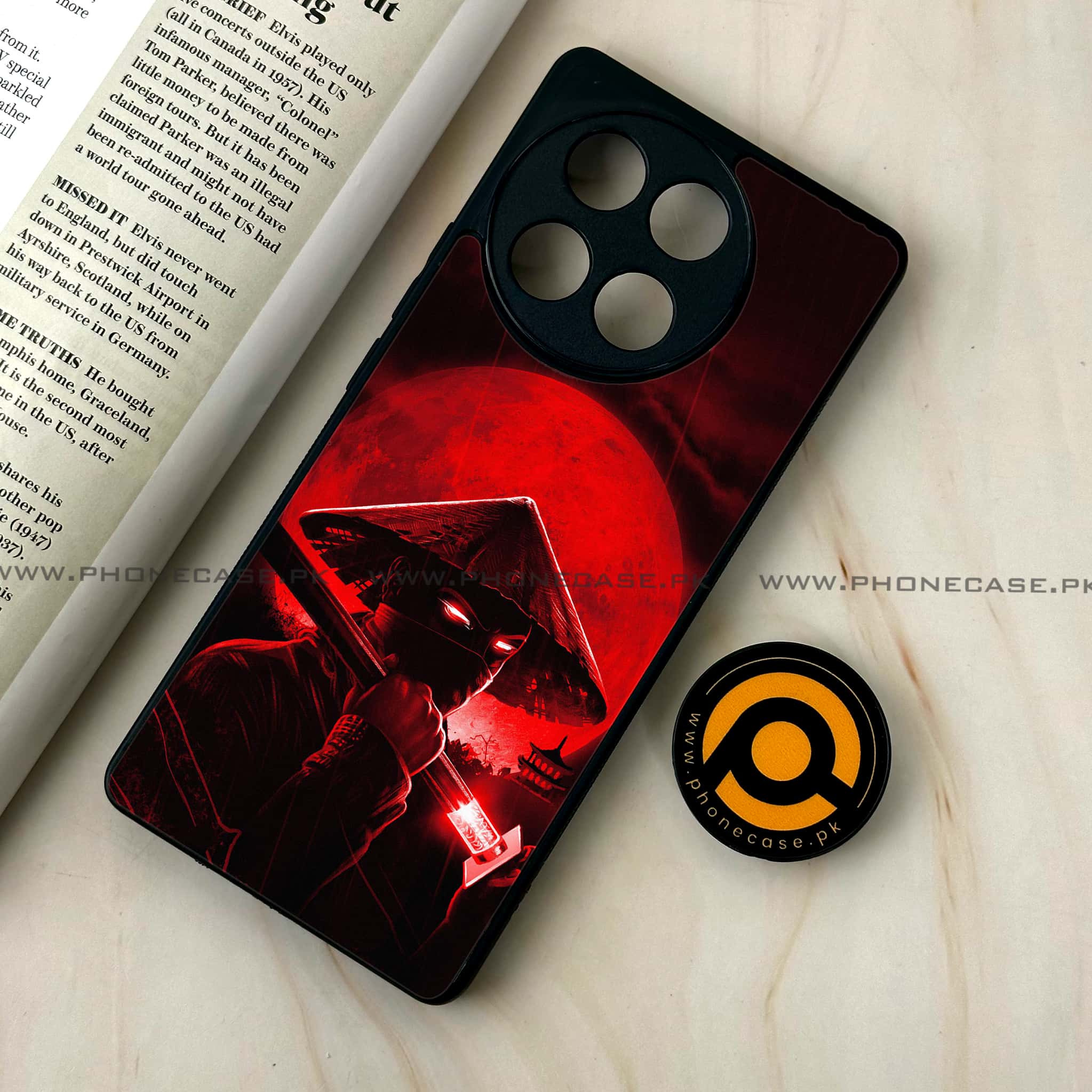 Tecno Camon 30s - Ninja Series - Premium Metal Printed soft Bumper shock Proof Case