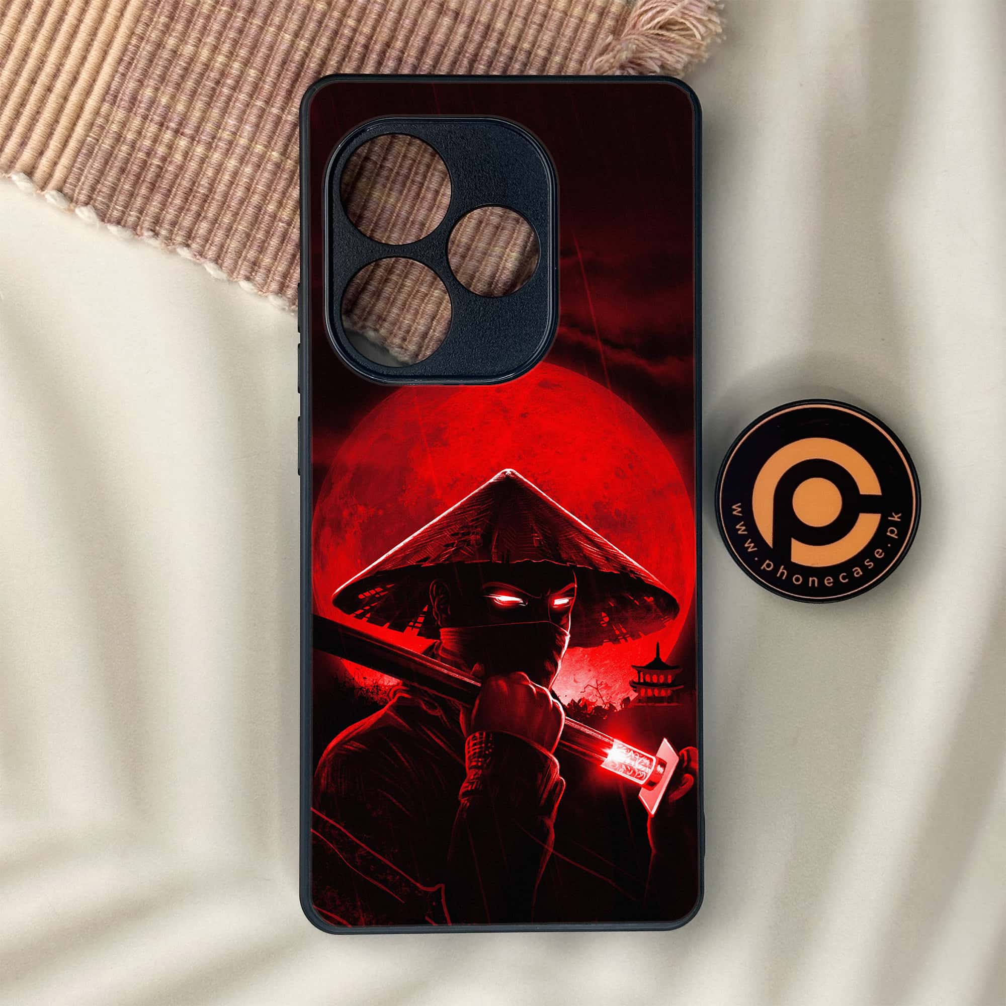 Realme GT 6 - Ninja Series - Premium Metal Printed soft Bumper shock Proof Case