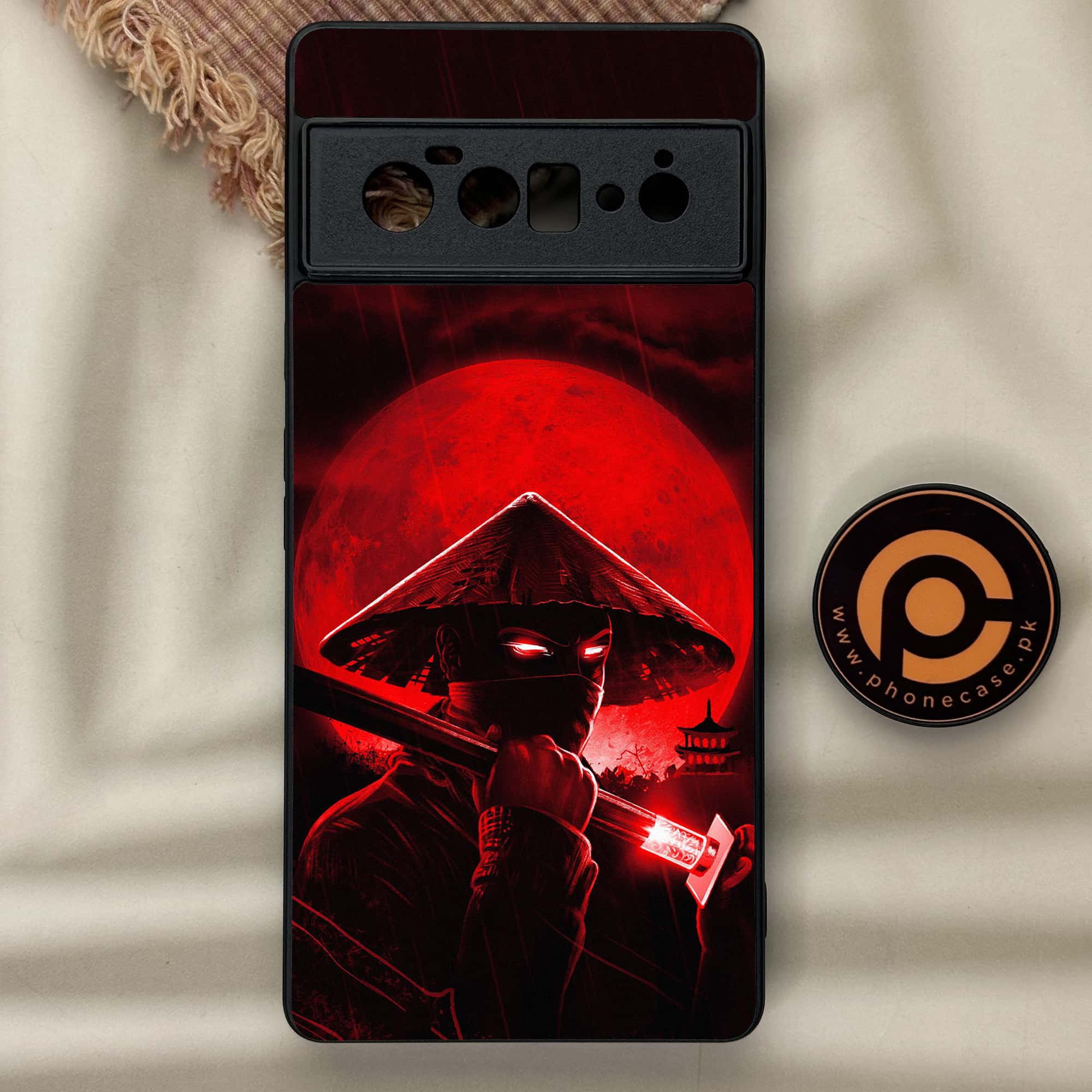 Google Pixel 6 Pro-Ninja Series - Premium Metal Printed soft Bumper Shock Proof Case