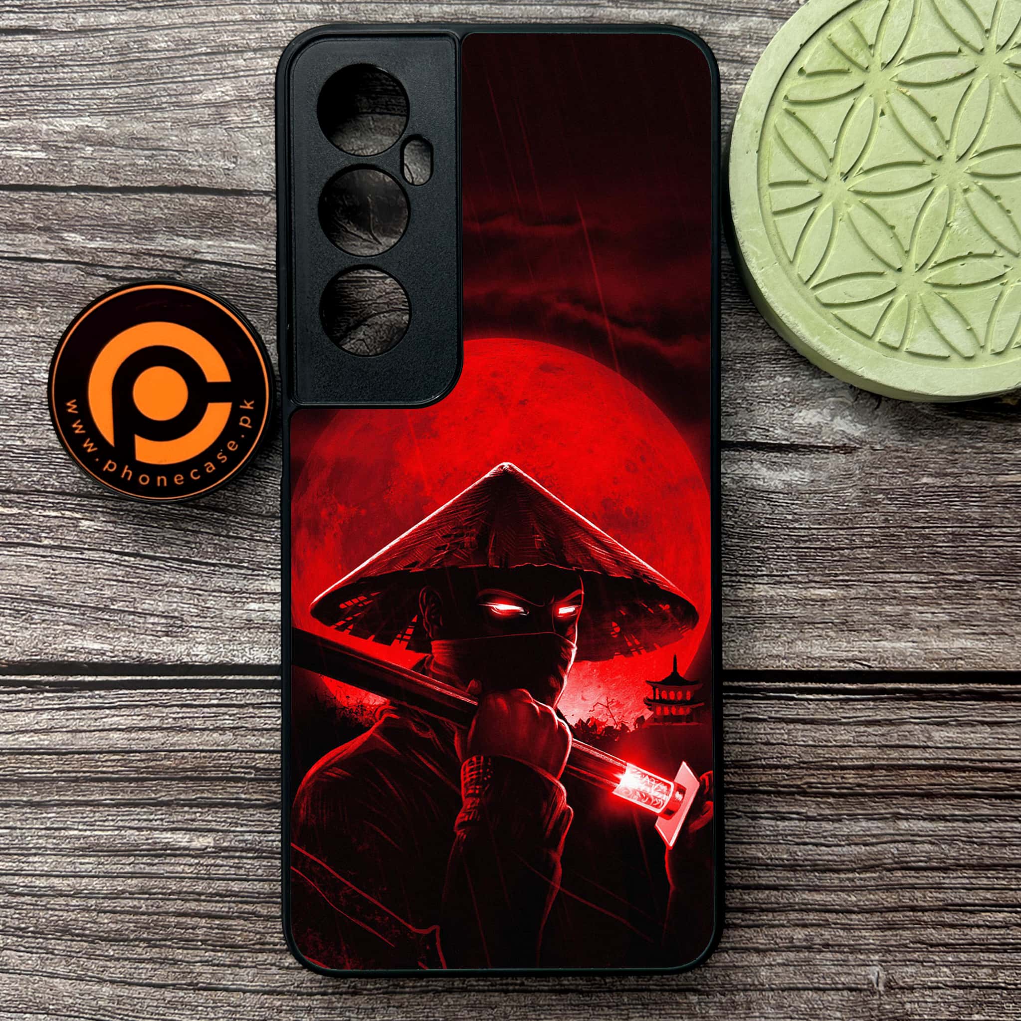 Realme C65  - Ninja Series - Premium Metal Printed soft Bumper shock Proof Case