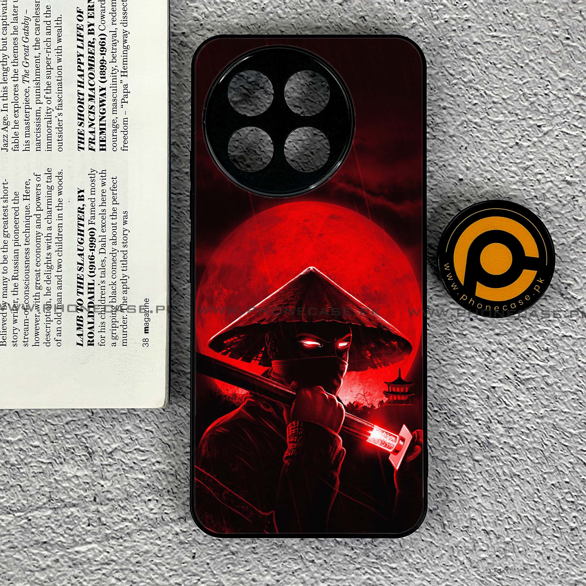 OnePlus 13R - Ninja Series - Premium Printed Glass soft Bumper shock Proof Case