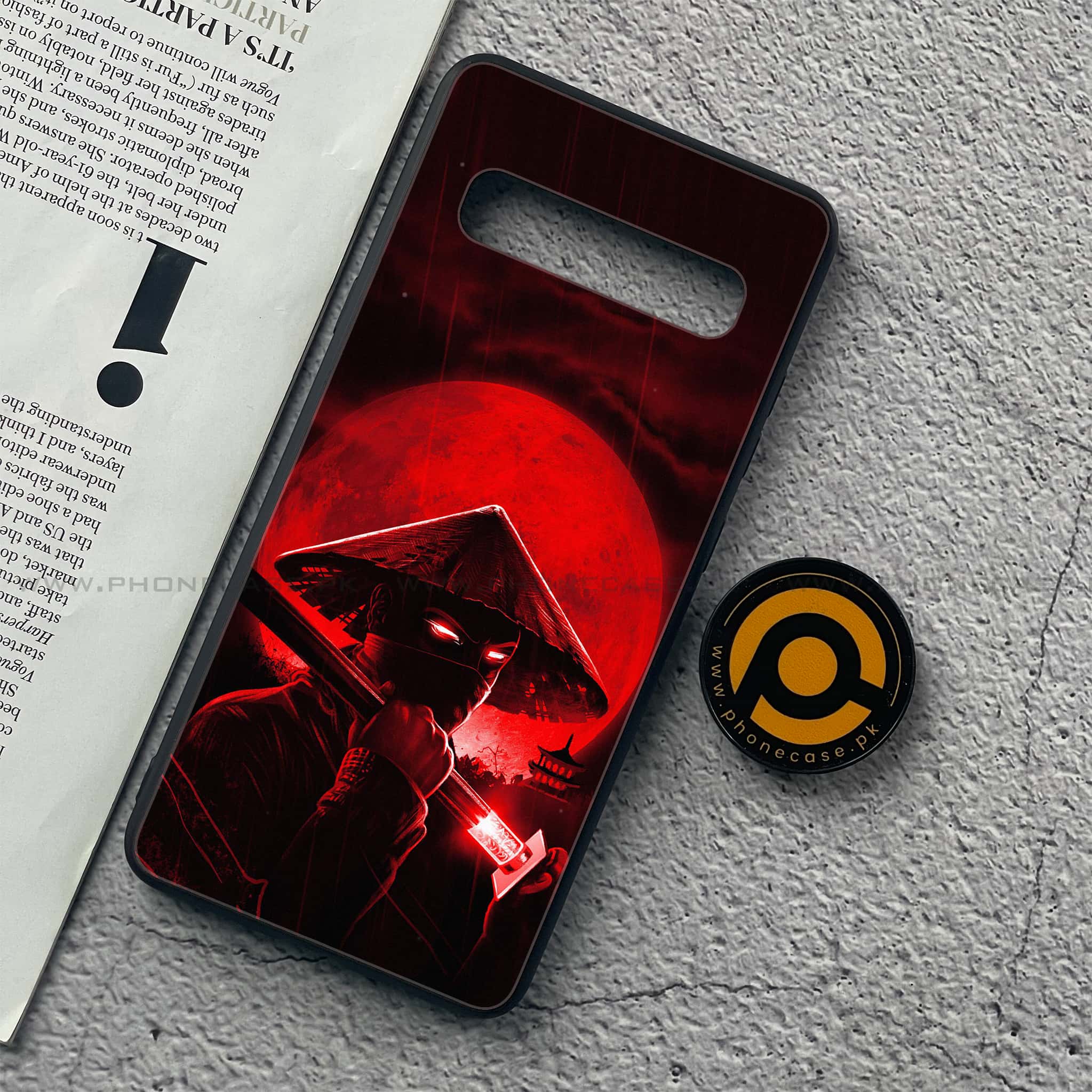 Samsung Galaxy S10 5G - Ninja Series - Premium Printed Glass soft Bumper shock Proof Case