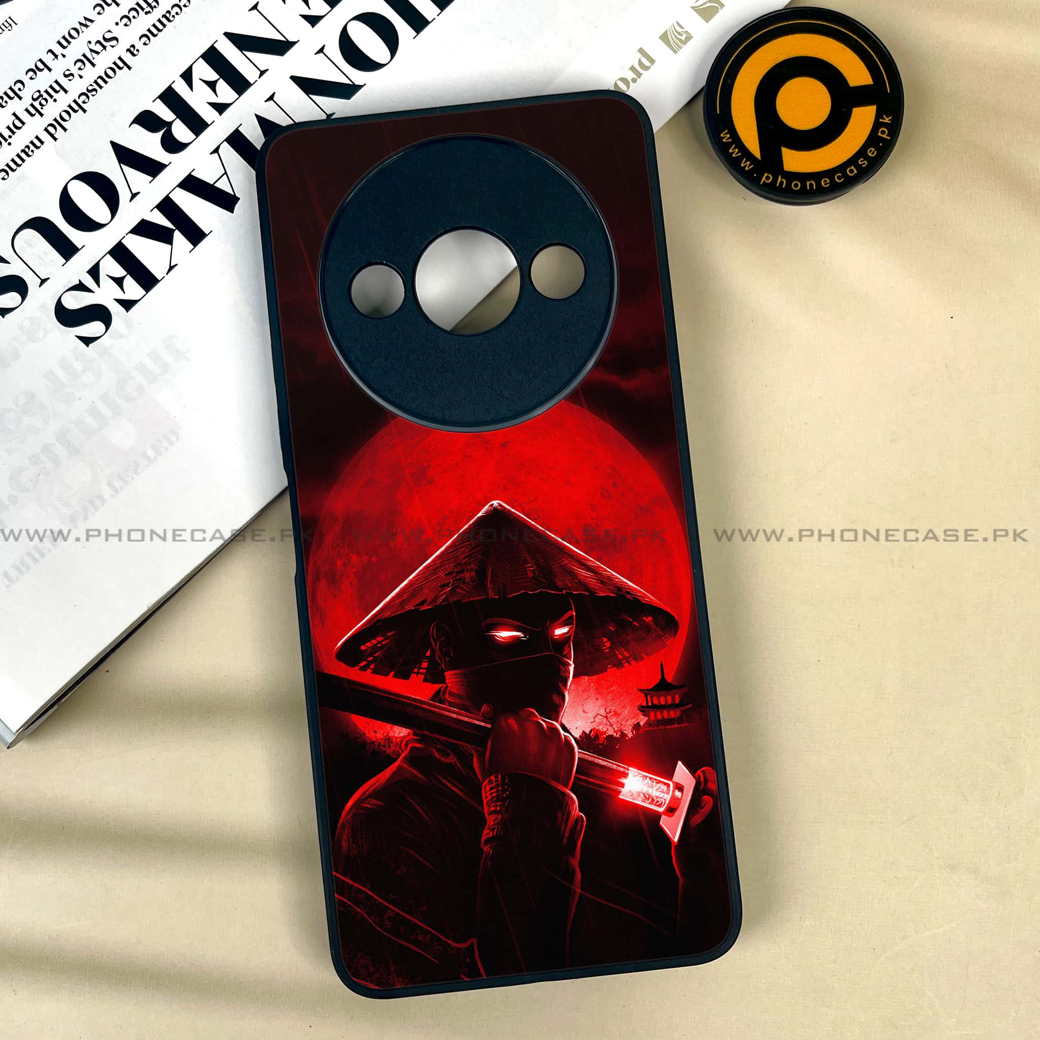 Xiaomi Redmi A3x - Ninja Series - Premium Printed Metal soft Bumper shock Proof Case