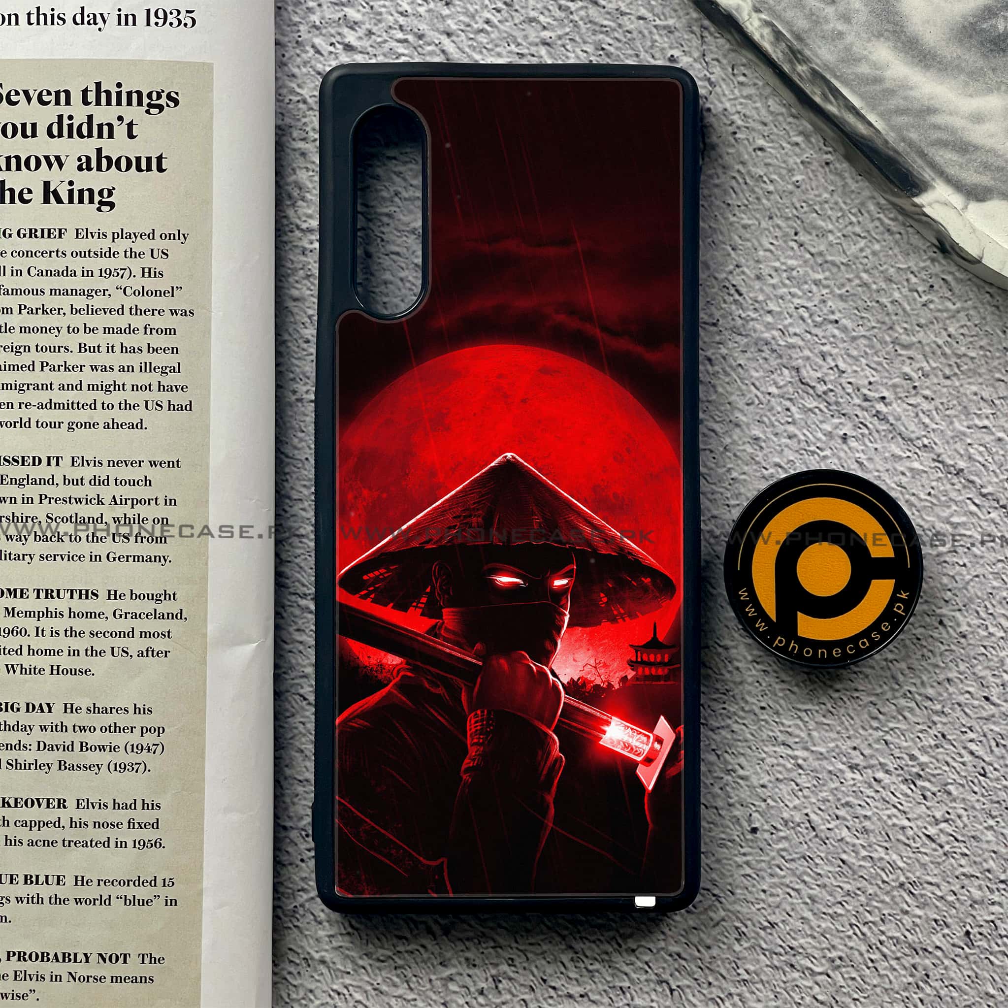 LG Velvet - Ninja Series - Premium Printed Glass soft Bumper shock Proof Case