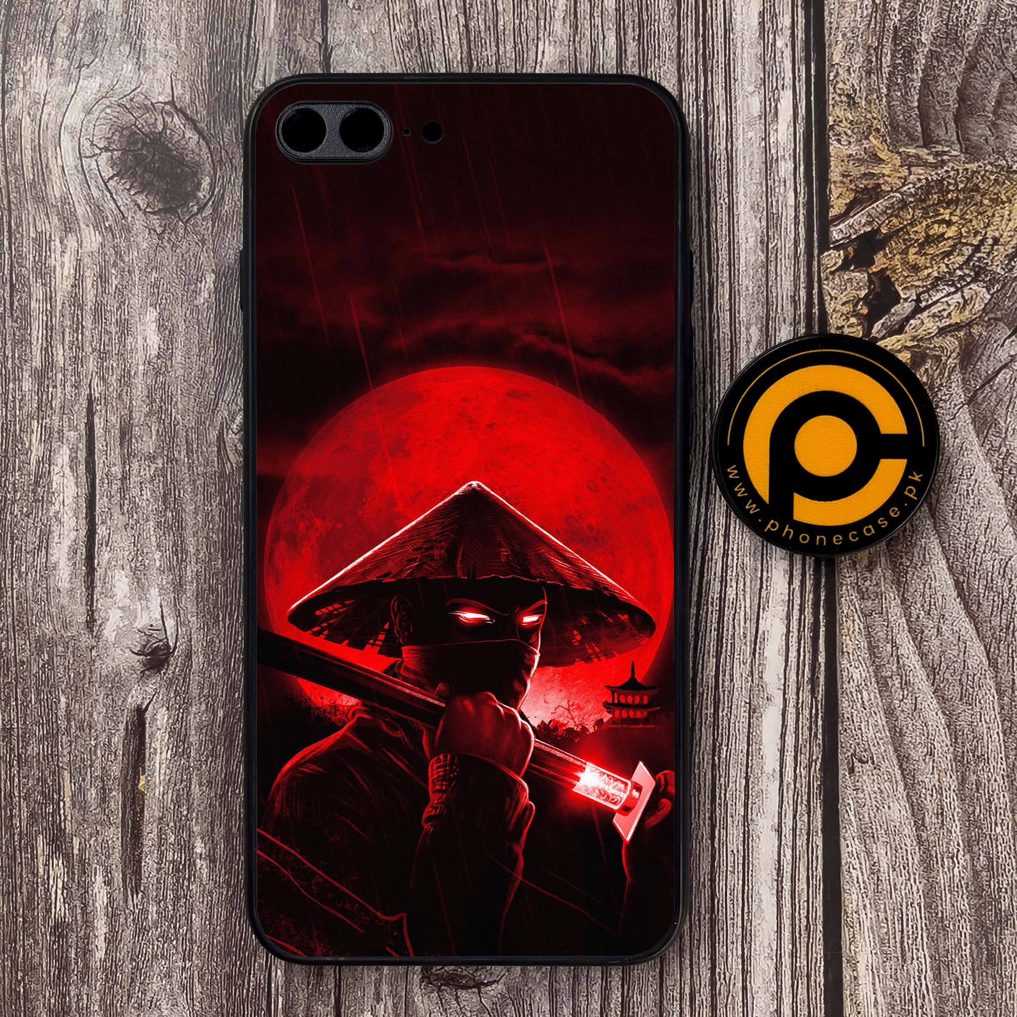 iPhone 7 Plus  - Ninja Series - Premium Metal Printed soft Bumper shock Proof Case