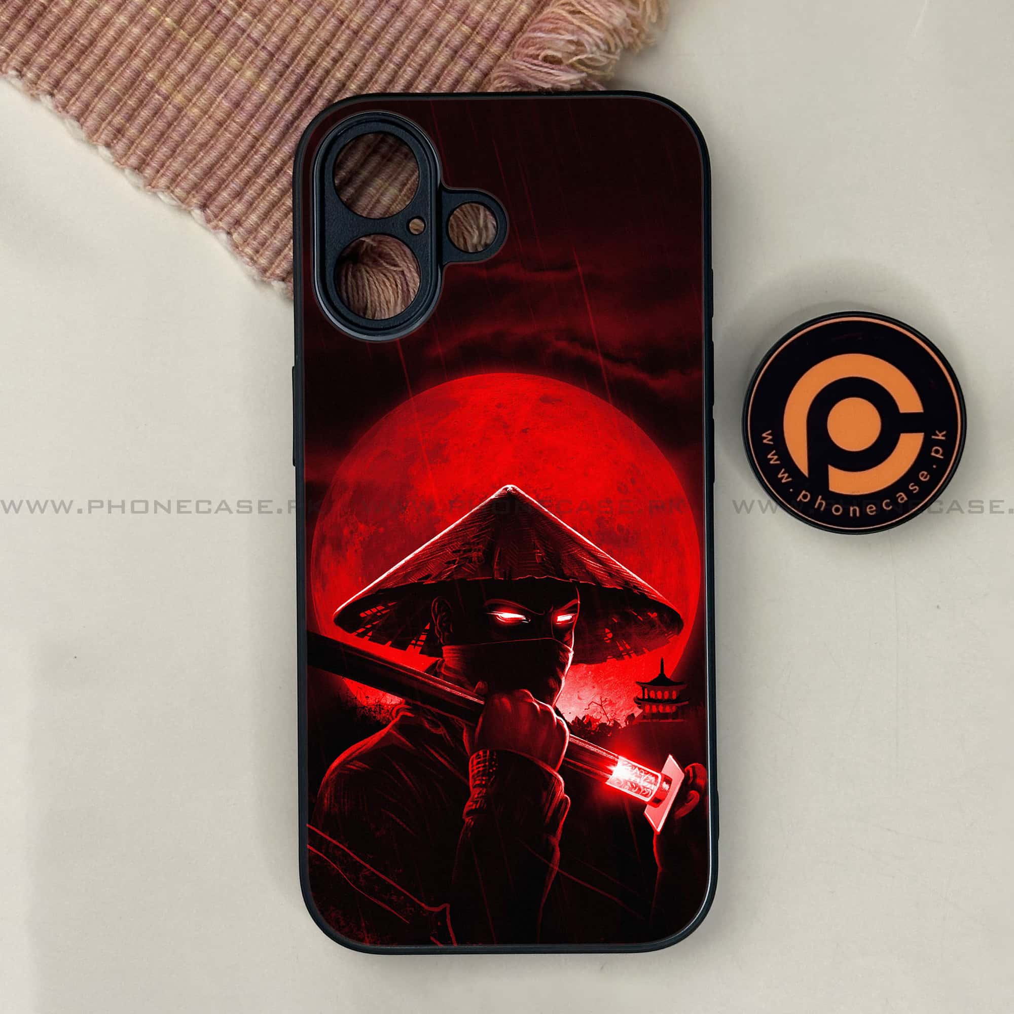 iPhone 17 - Ninja Series - Premium Printed Glass soft Bumper shock Proof Case