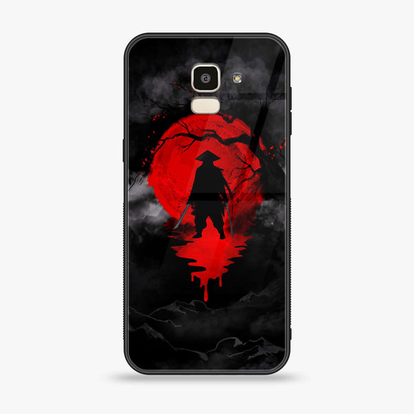 Samsung Galaxy J6 (2018) - Ninja Design 3 - Premium Printed Glass soft Bumper shock Proof Case CS-7499