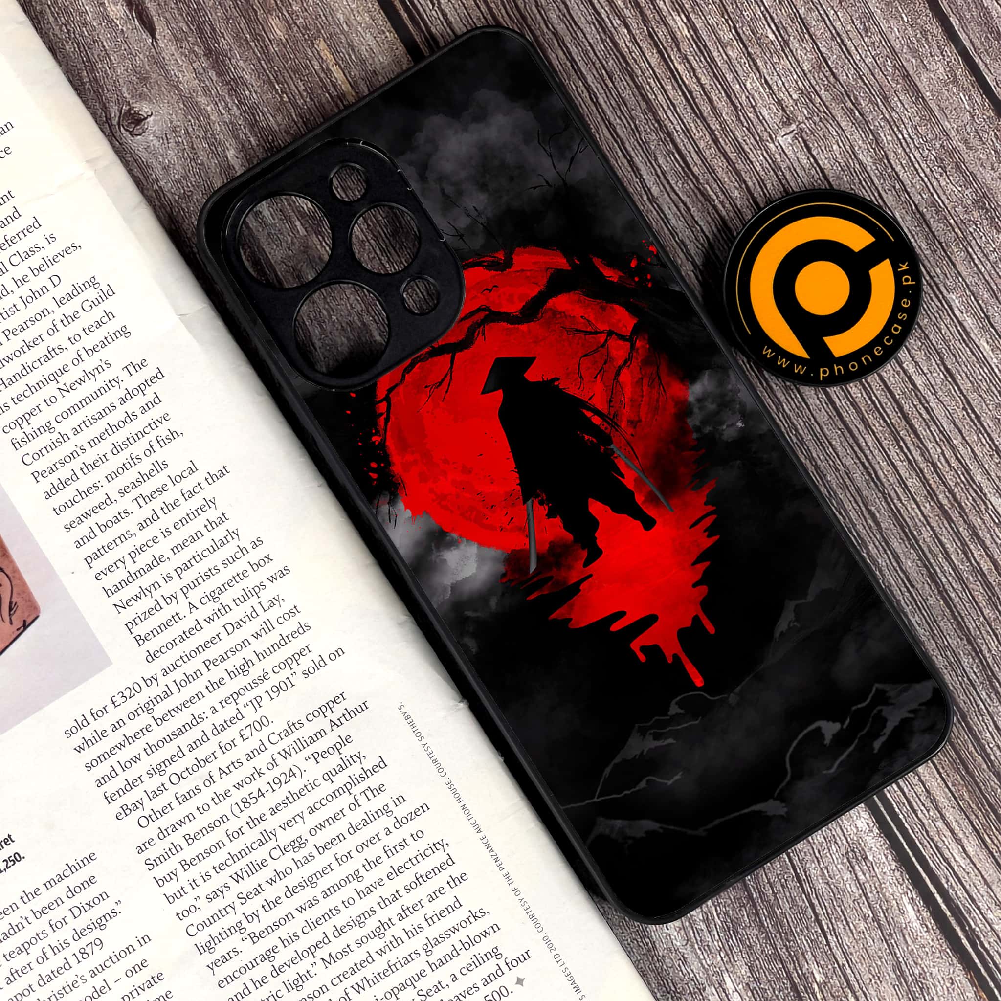 Xiaomi Redmi 12 - Ninja Series - Premium Printed Glass soft Bumper shock Proof Case