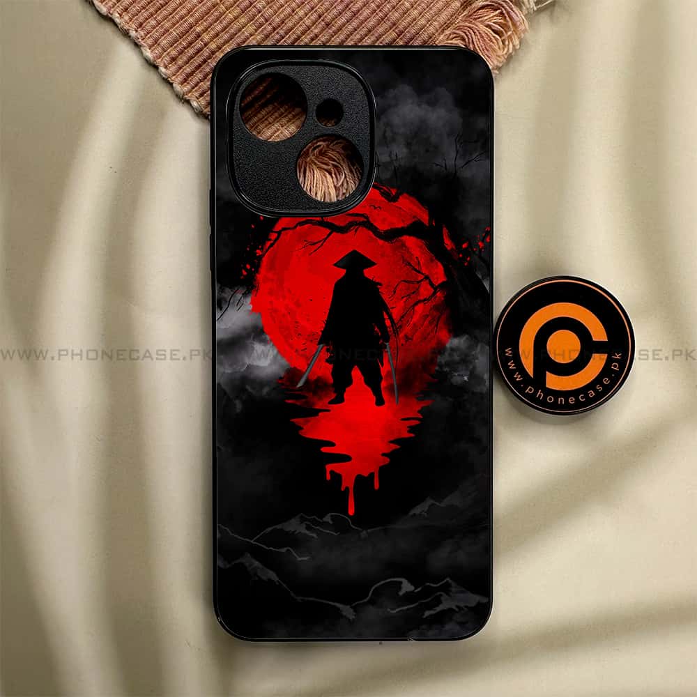 Tecno Spark 40C - Ninja Series - Premium Metal Printed soft Bumper shock Proof Case