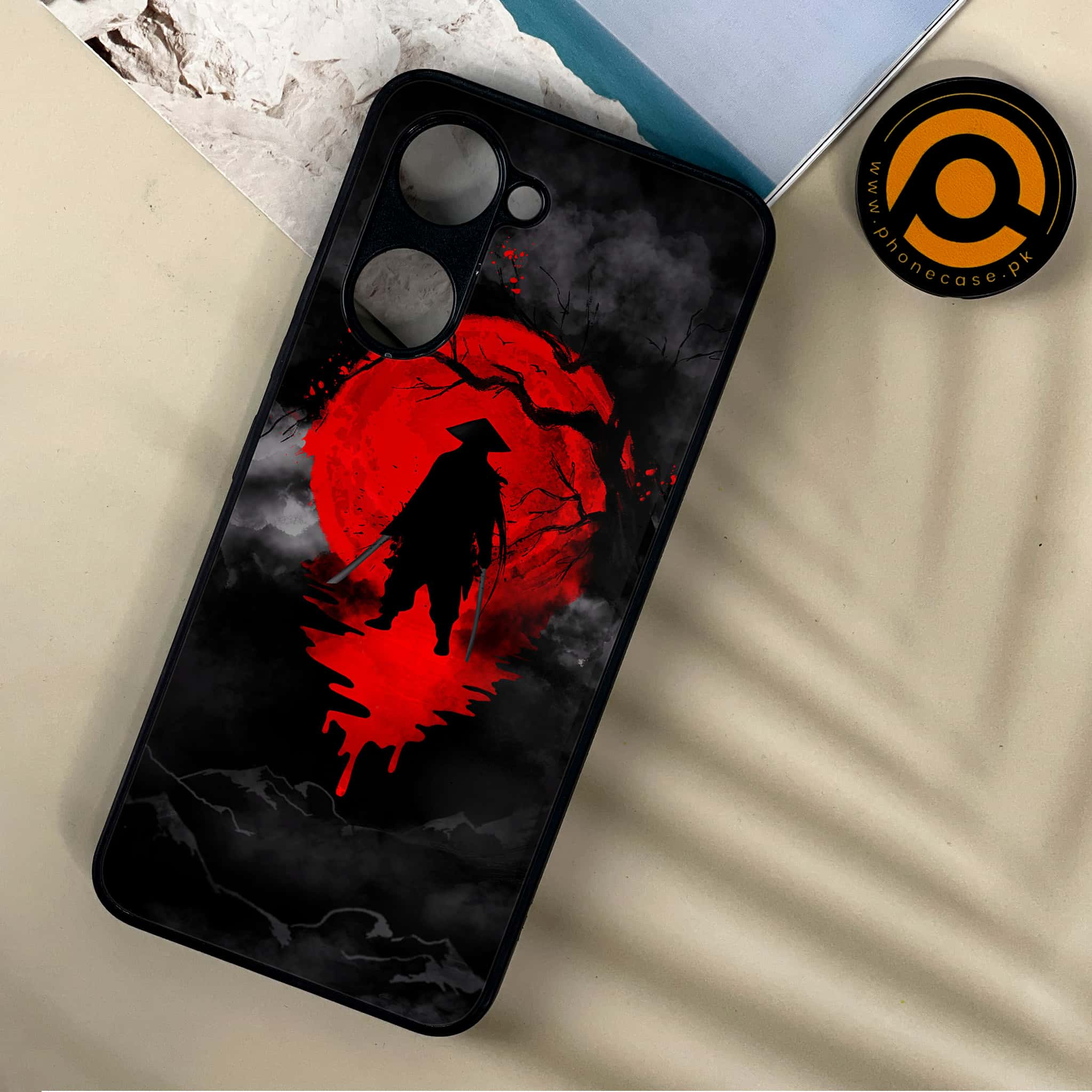 Vivo Y03 - Ninja Series - Premium Printed Metal soft Bumper shock Proof Case