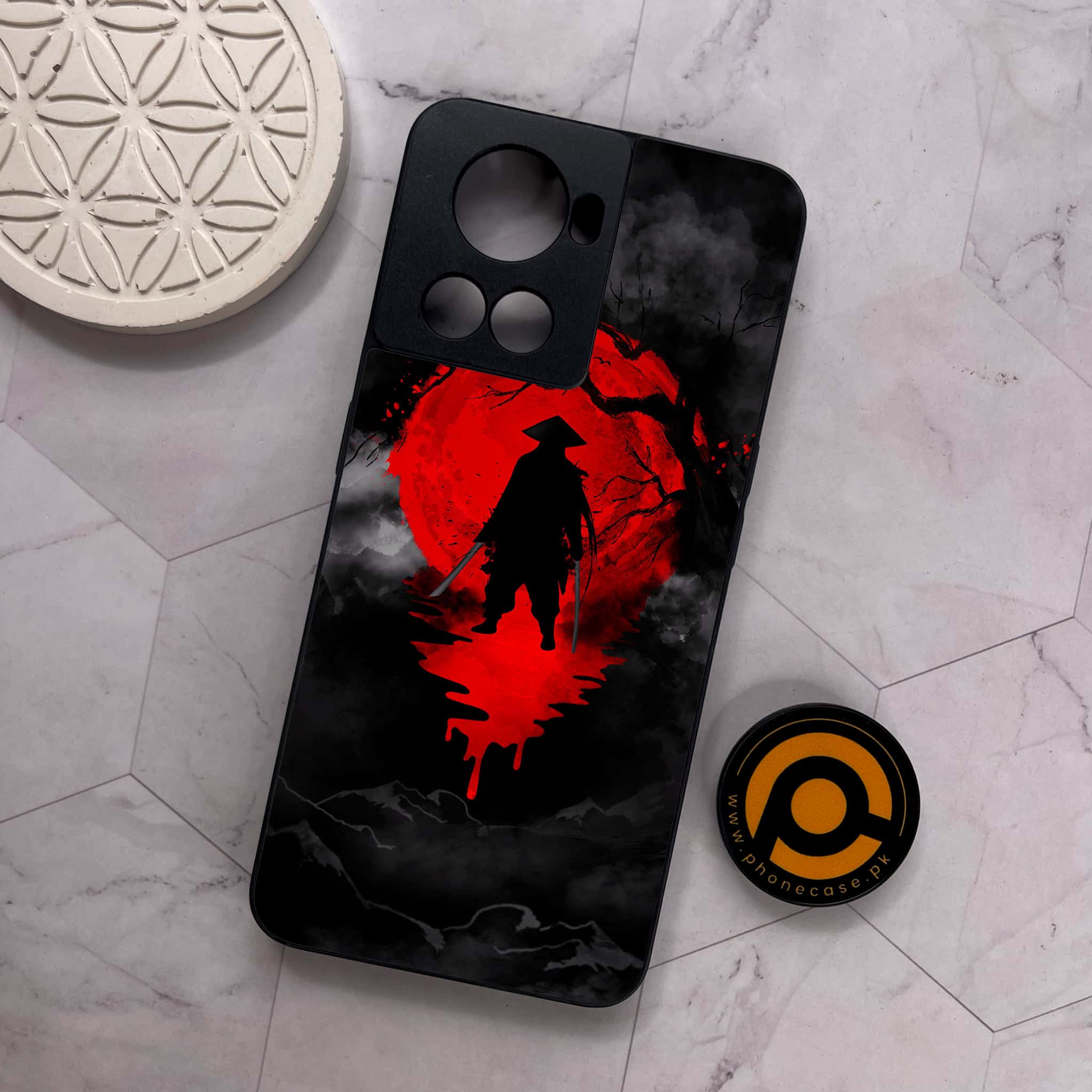 OnePlus 10R - Ninja Series - Premium Metal Printed soft Bumper shock Proof Case