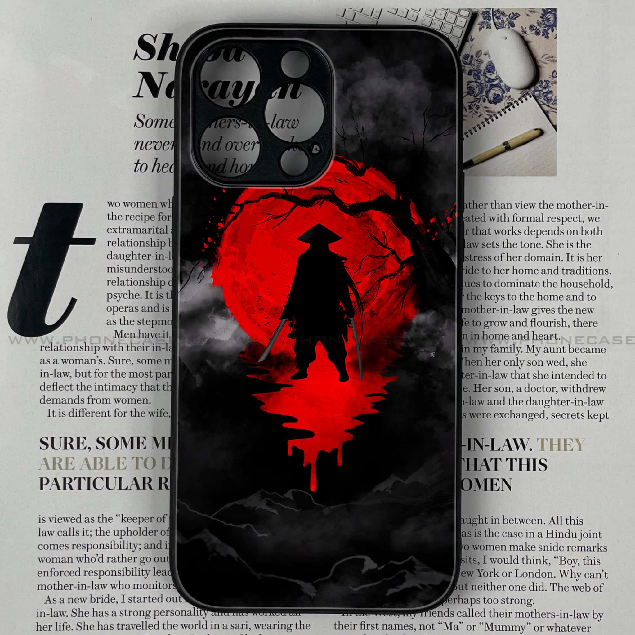 iPhone 11 Pro Max - Ninja Series - Premium Printed Glass soft Bumper shock Proof Case