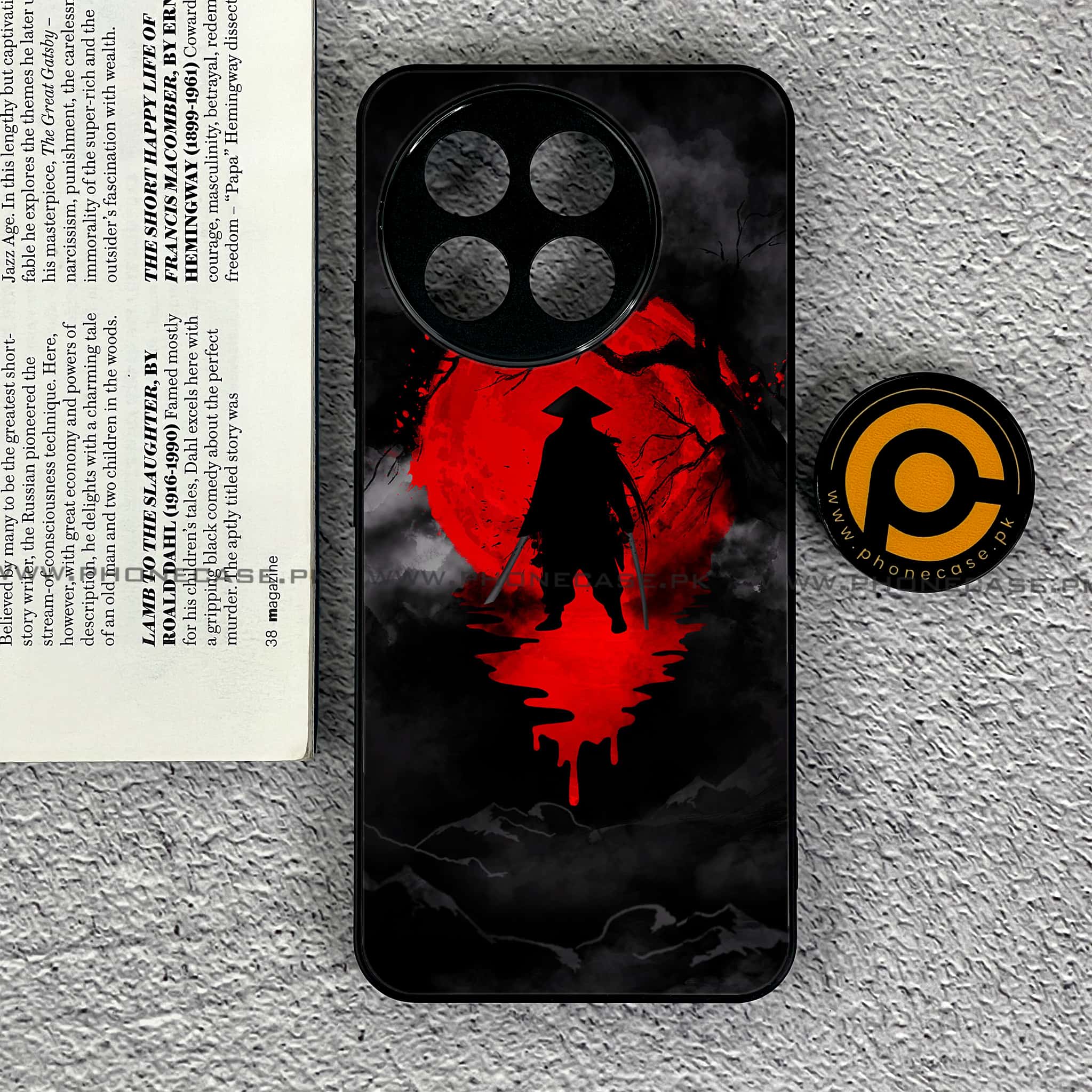 OnePlus 13R - Ninja Series - Premium Printed Glass soft Bumper shock Proof Case