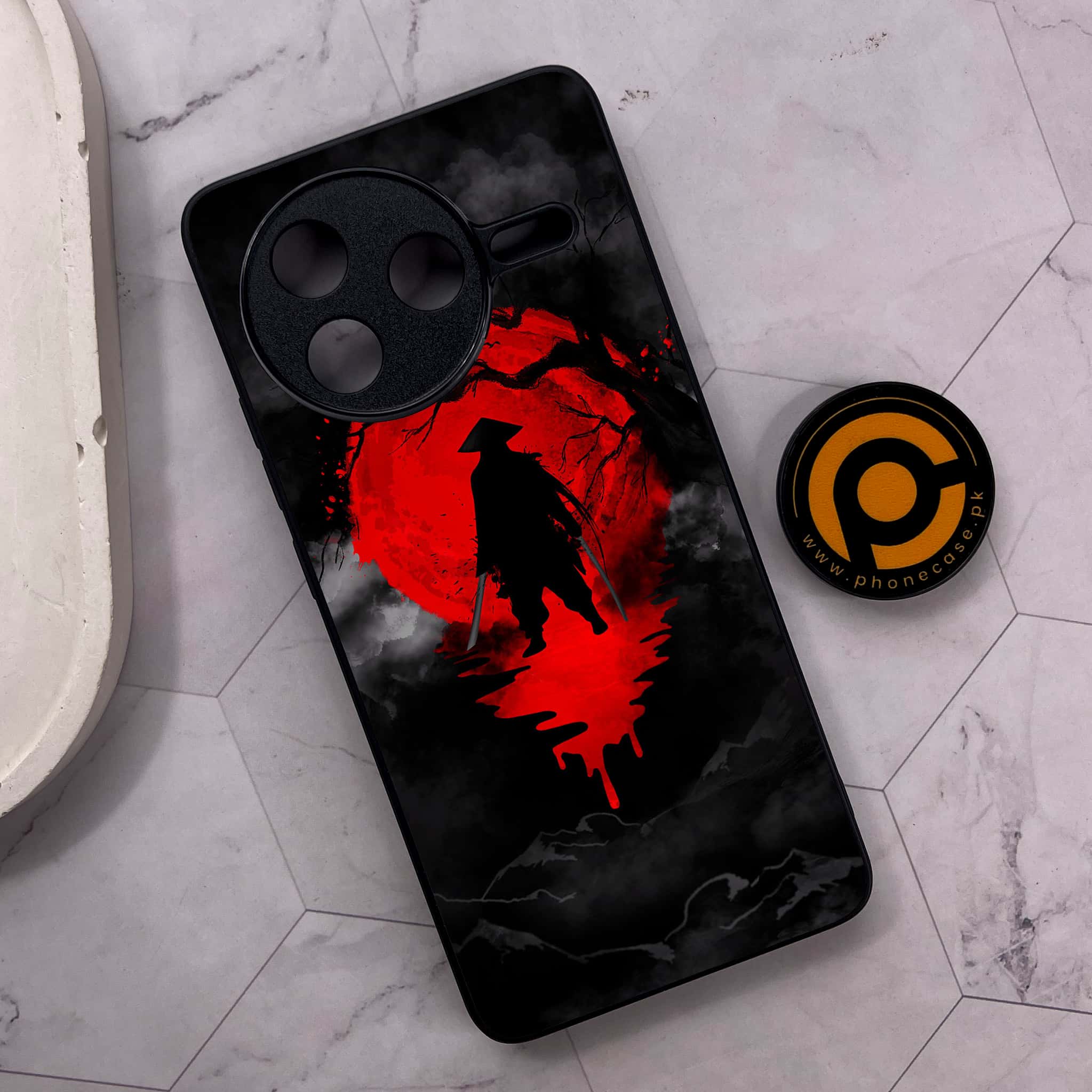 Xiaomi Poco F7 Pro 5G - Ninja Series - Premium Metal Printed soft Bumper shock Proof Case