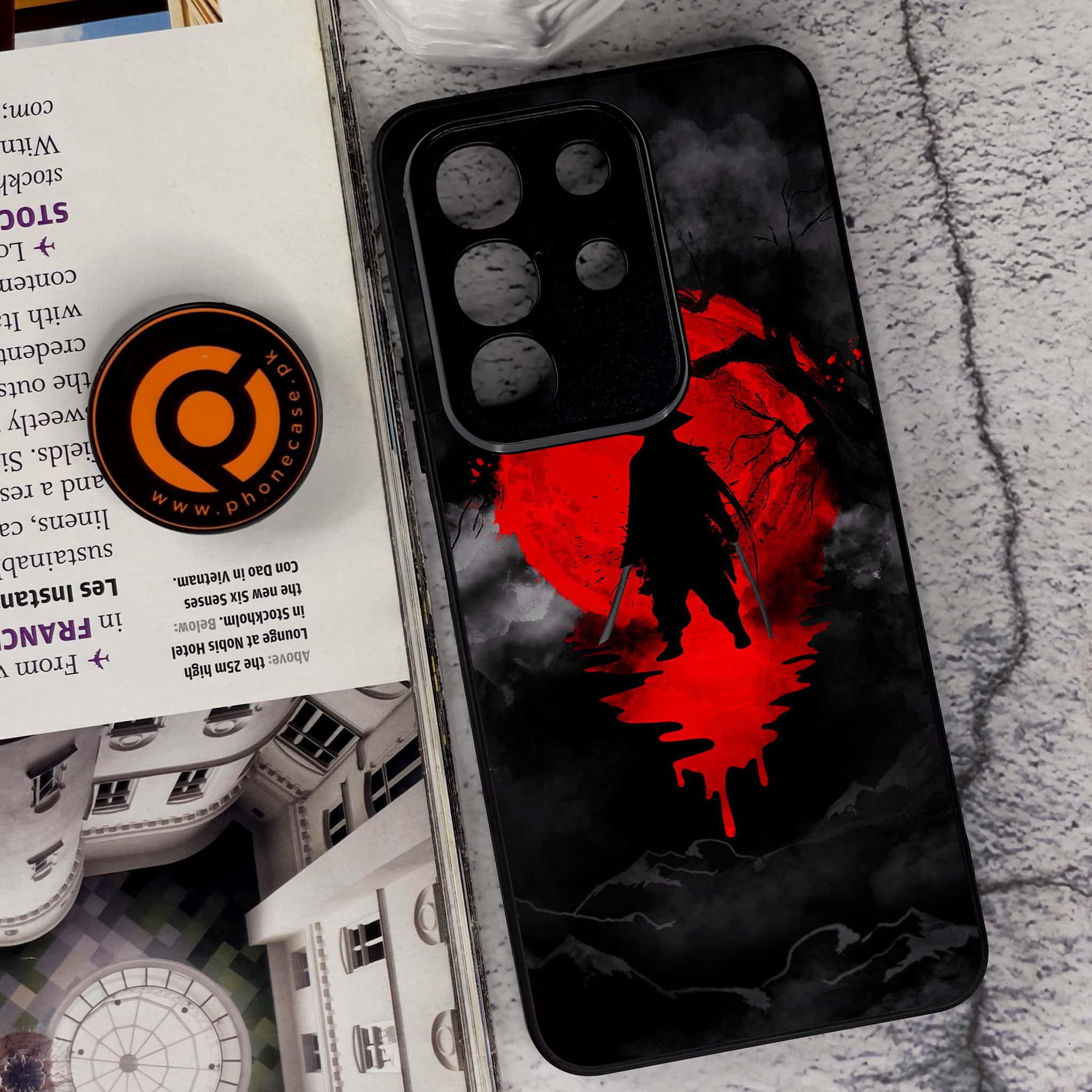 Vivo Y29 4G - Ninja Series - Premium Metal Printed soft Bumper Shock Proof Case